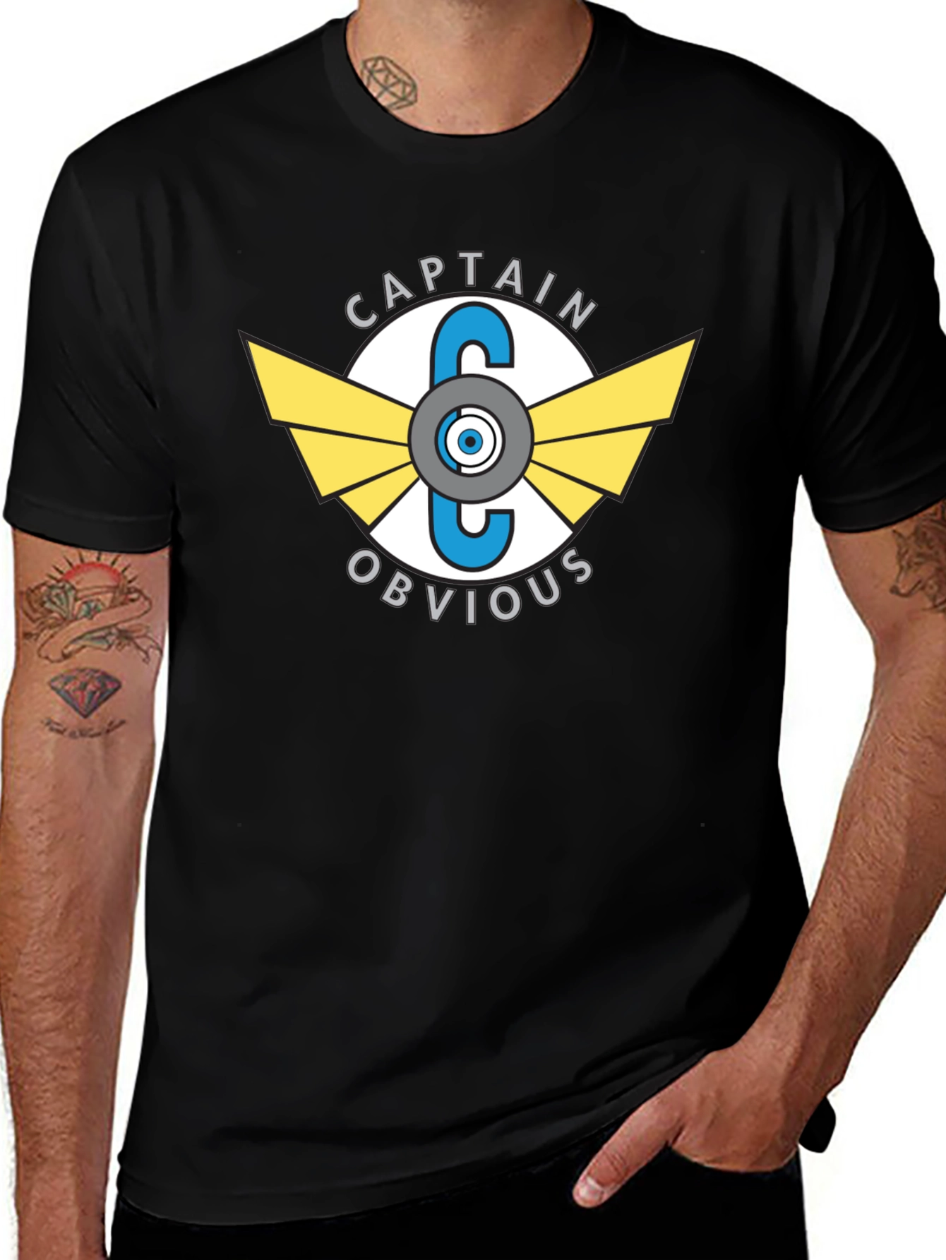 Captain Obvious T-Shirt - Funny & Stylish Design