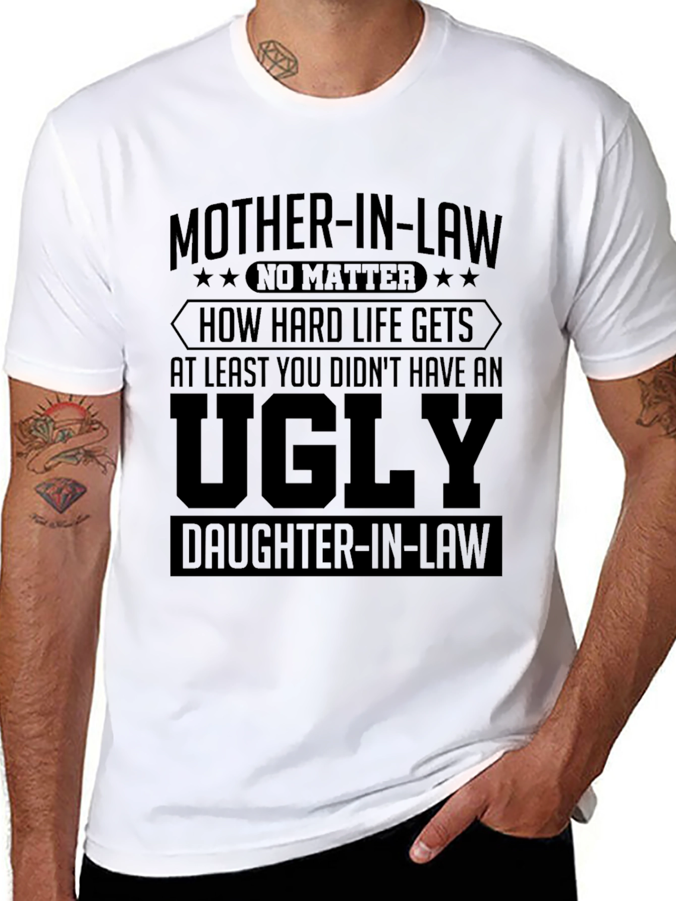 Funny Mother-in-Law T-Shirt - Ugly Daughter-in-Law Joke