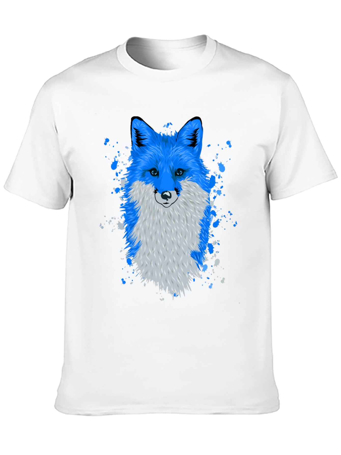 Blue Fox Graphic Tee - Stylish & Unique Design