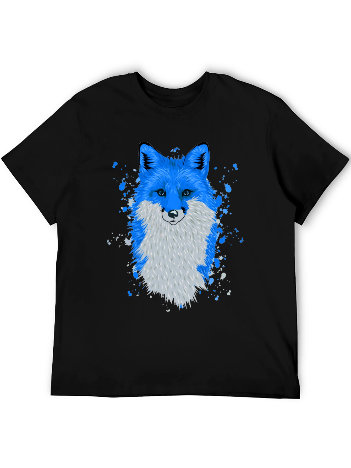 Blue Fox Graphic Tee - Stylish & Unique Design