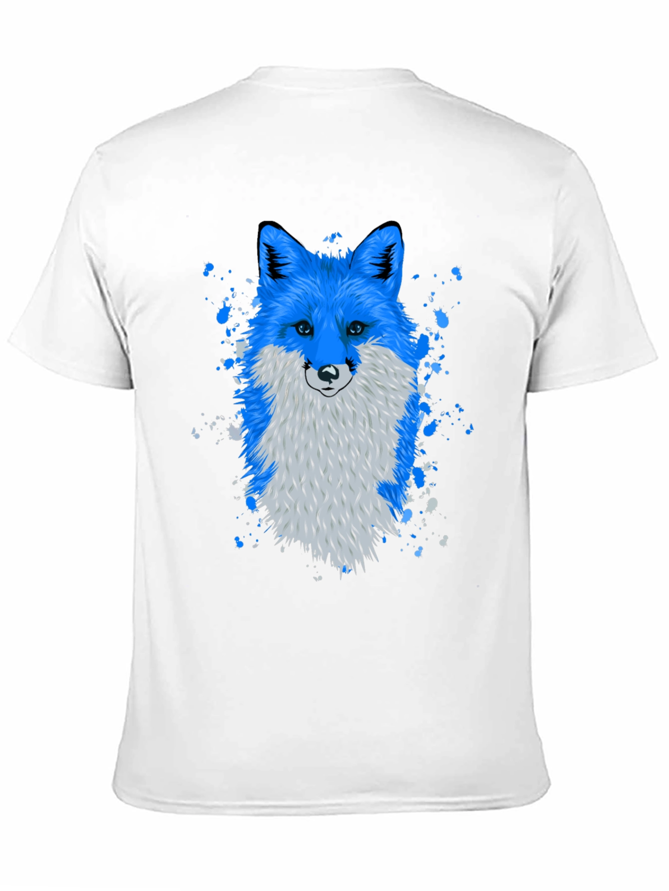 Blue Fox Graphic Tee - Stylish & Unique Design