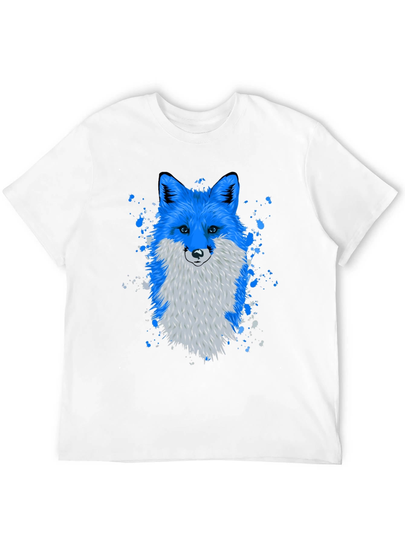 Blue Fox Graphic Tee - Stylish & Unique Design
