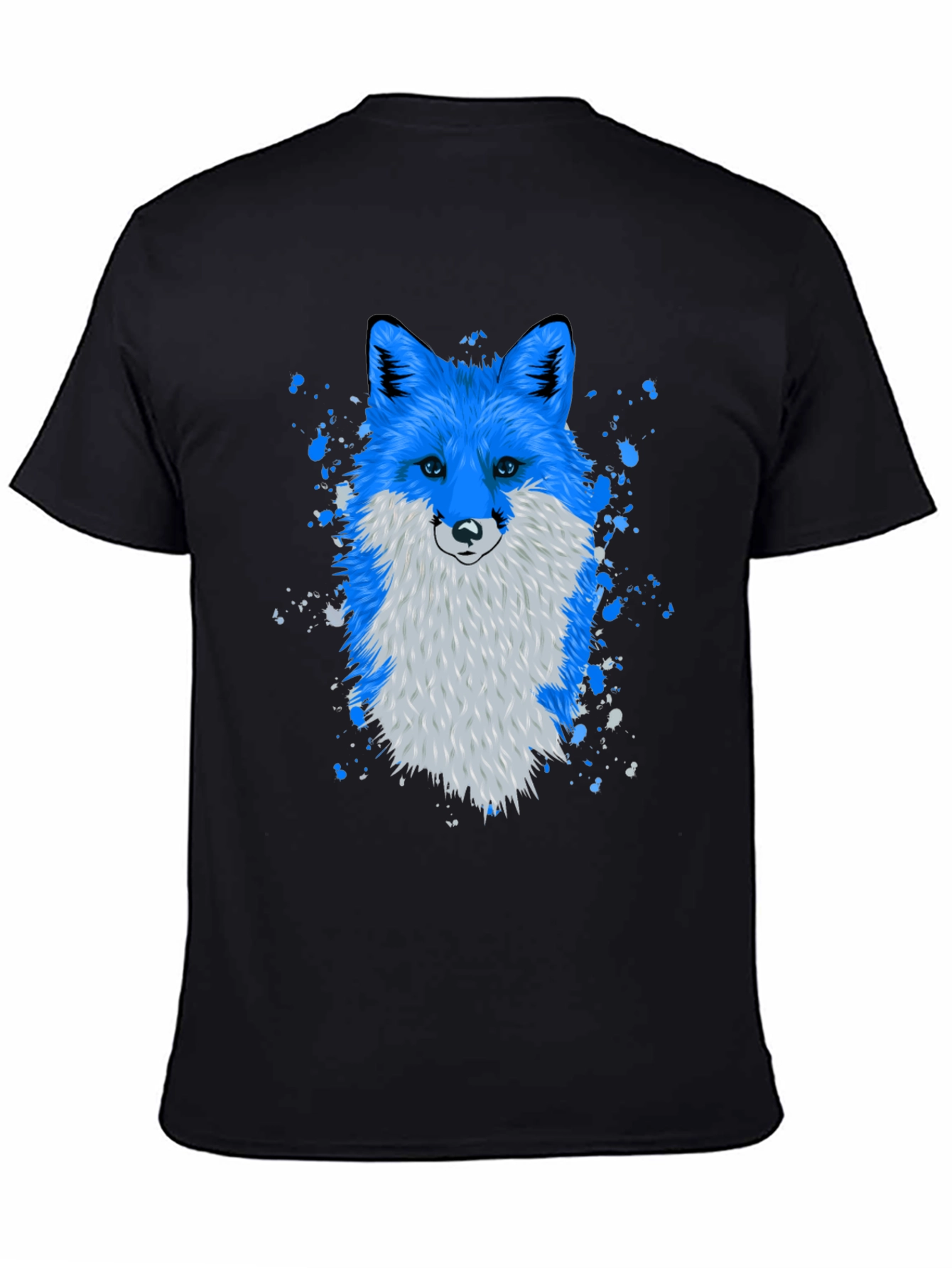 Blue Fox Graphic Tee - Stylish & Unique Design