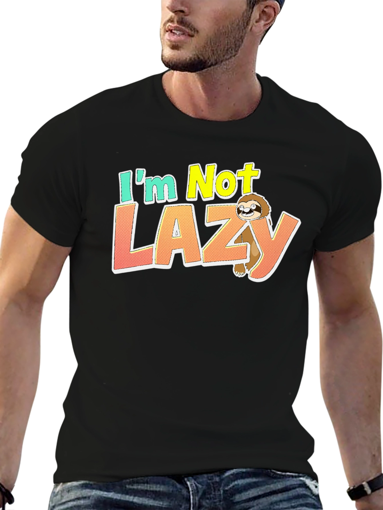 Im Not Lazy Sloth Graphic T-Shirt