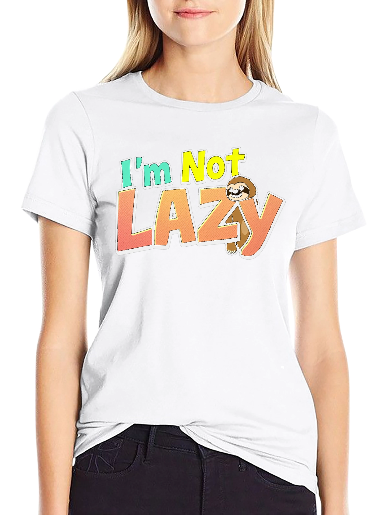 Im Not Lazy Sloth Graphic T-Shirt