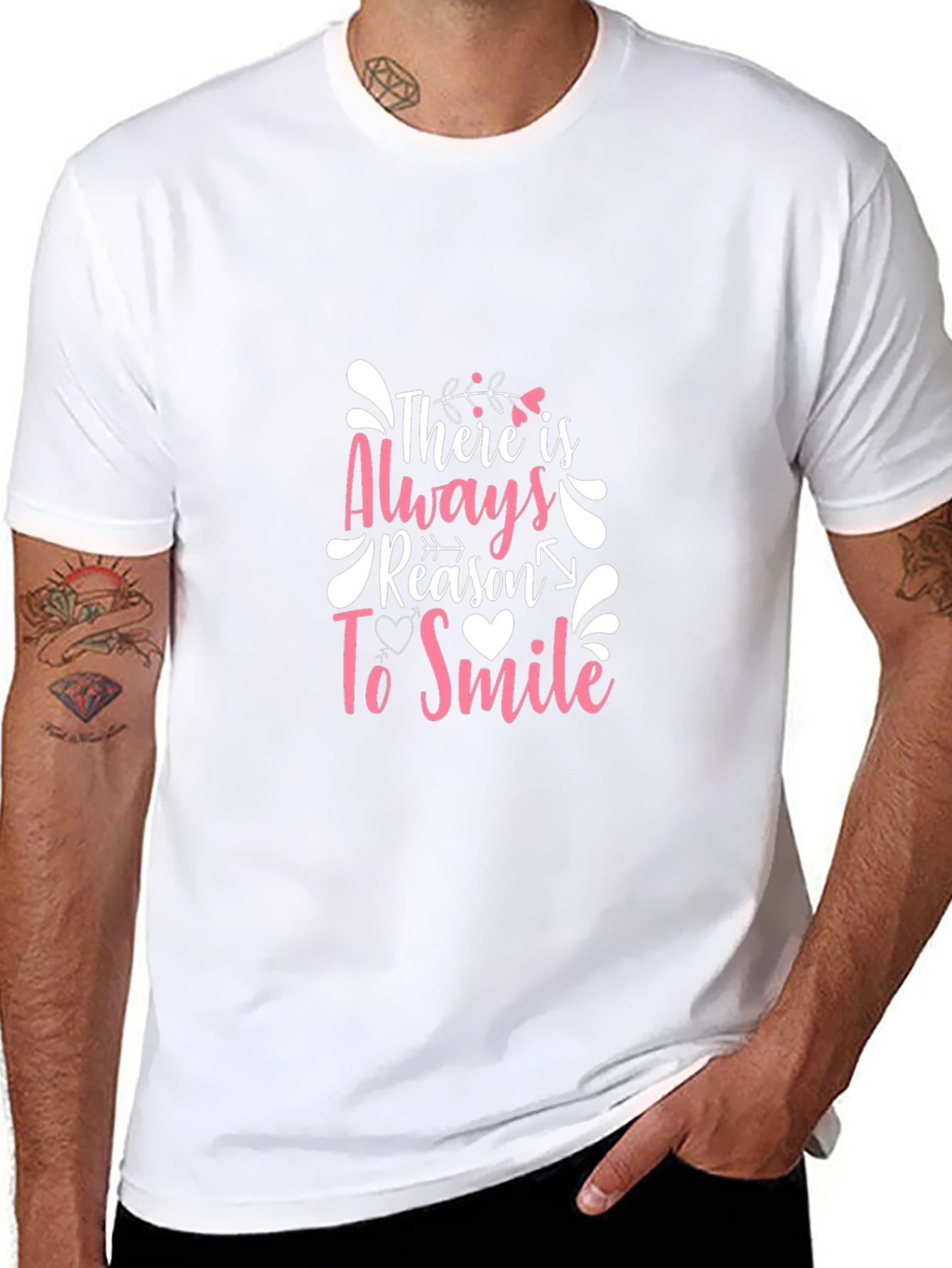 There Is Always Reason To Smile Graphic T-Shirt