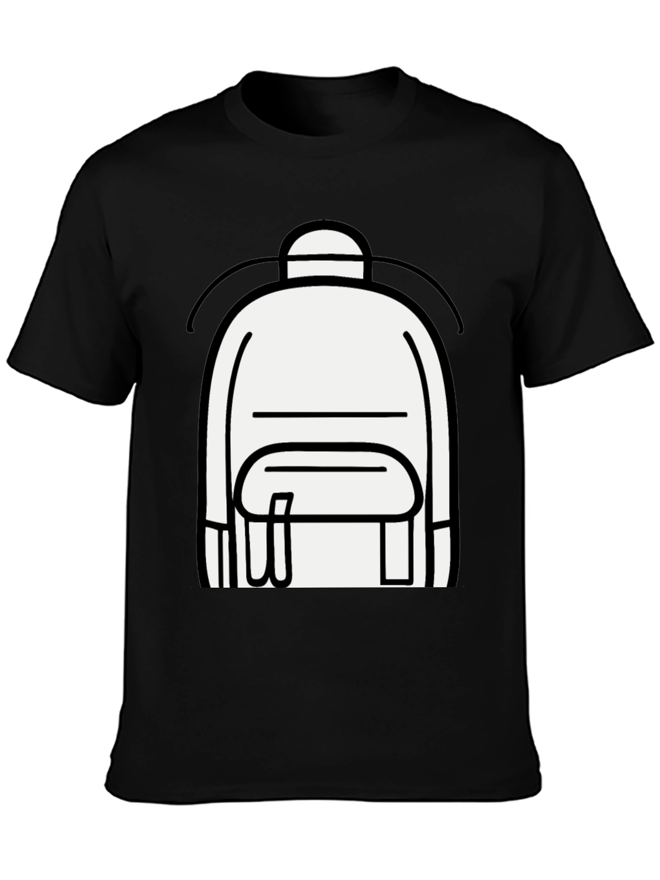 Graphic Backpack Tee - Bold Style Everyday Wear