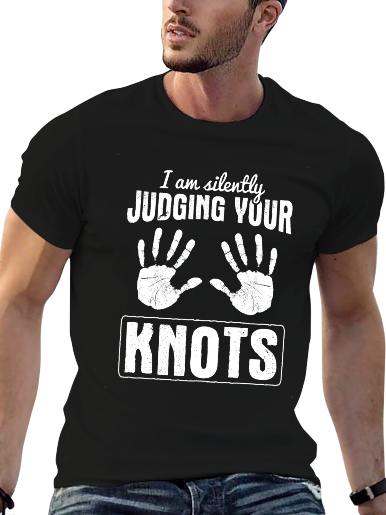 Silently Judging Your Knots Funny T-Shirt