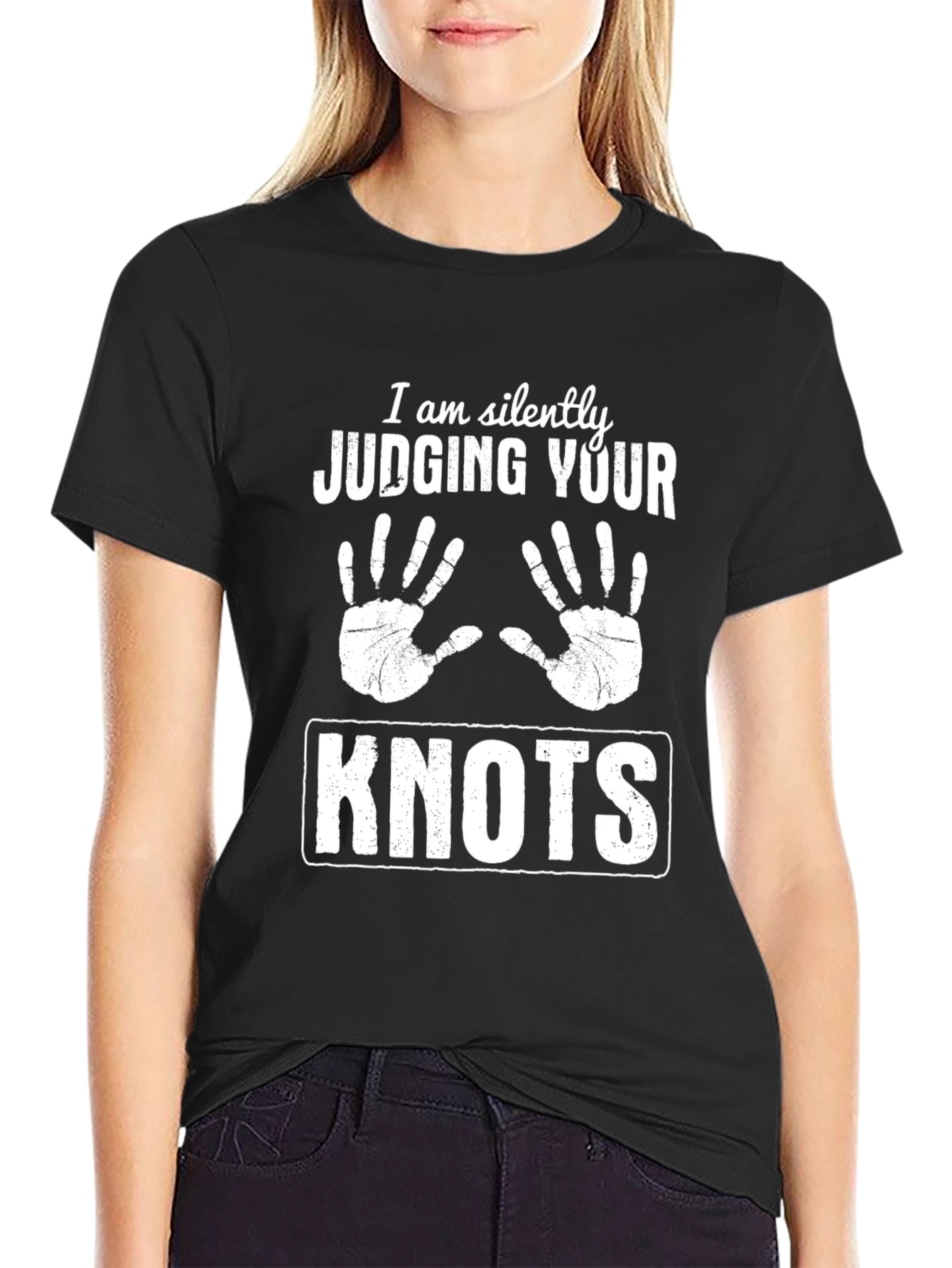 Silently Judging Your Knots Funny T-Shirt