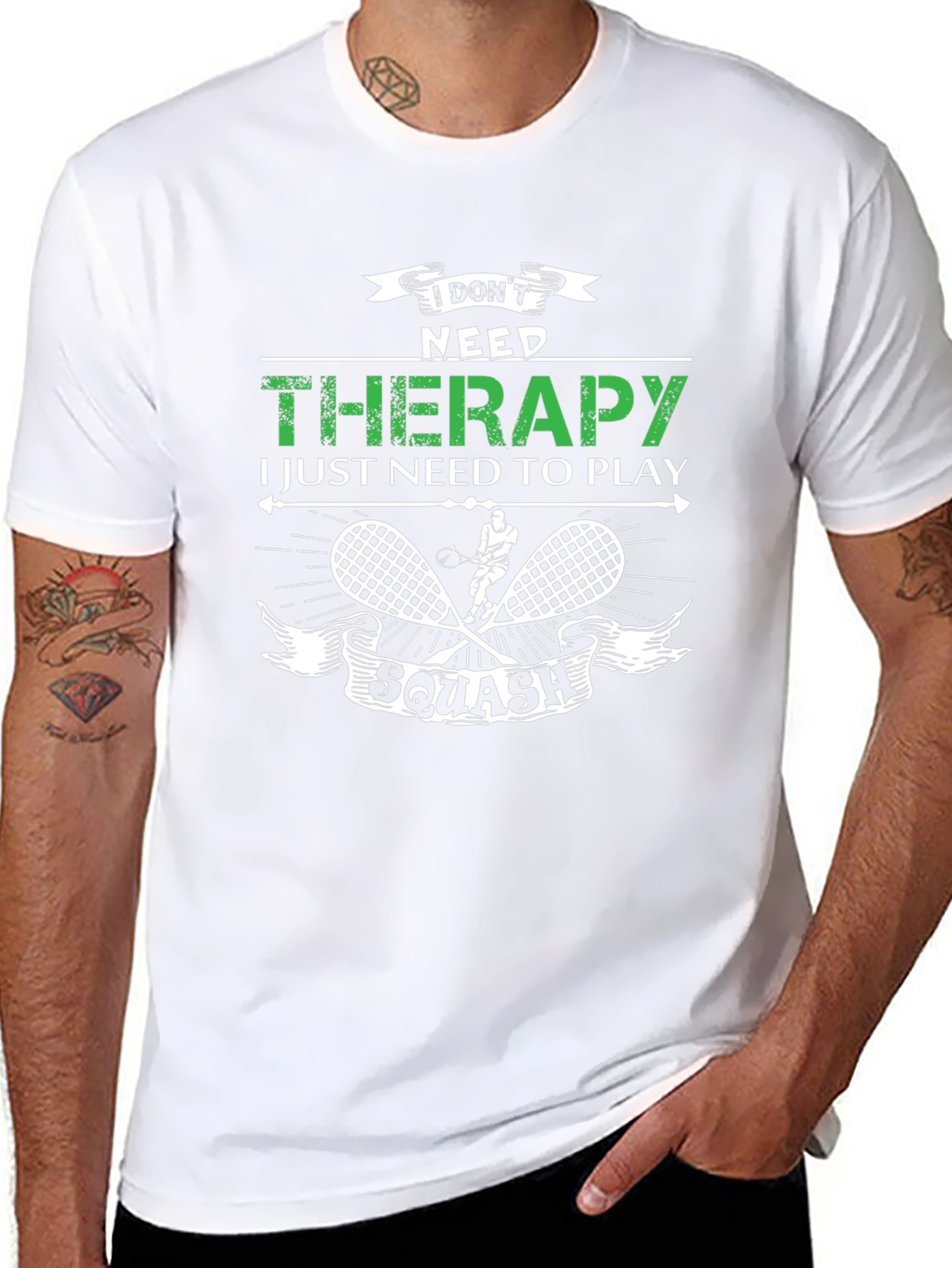 I Dont Need Therapy Squash T-Shirt