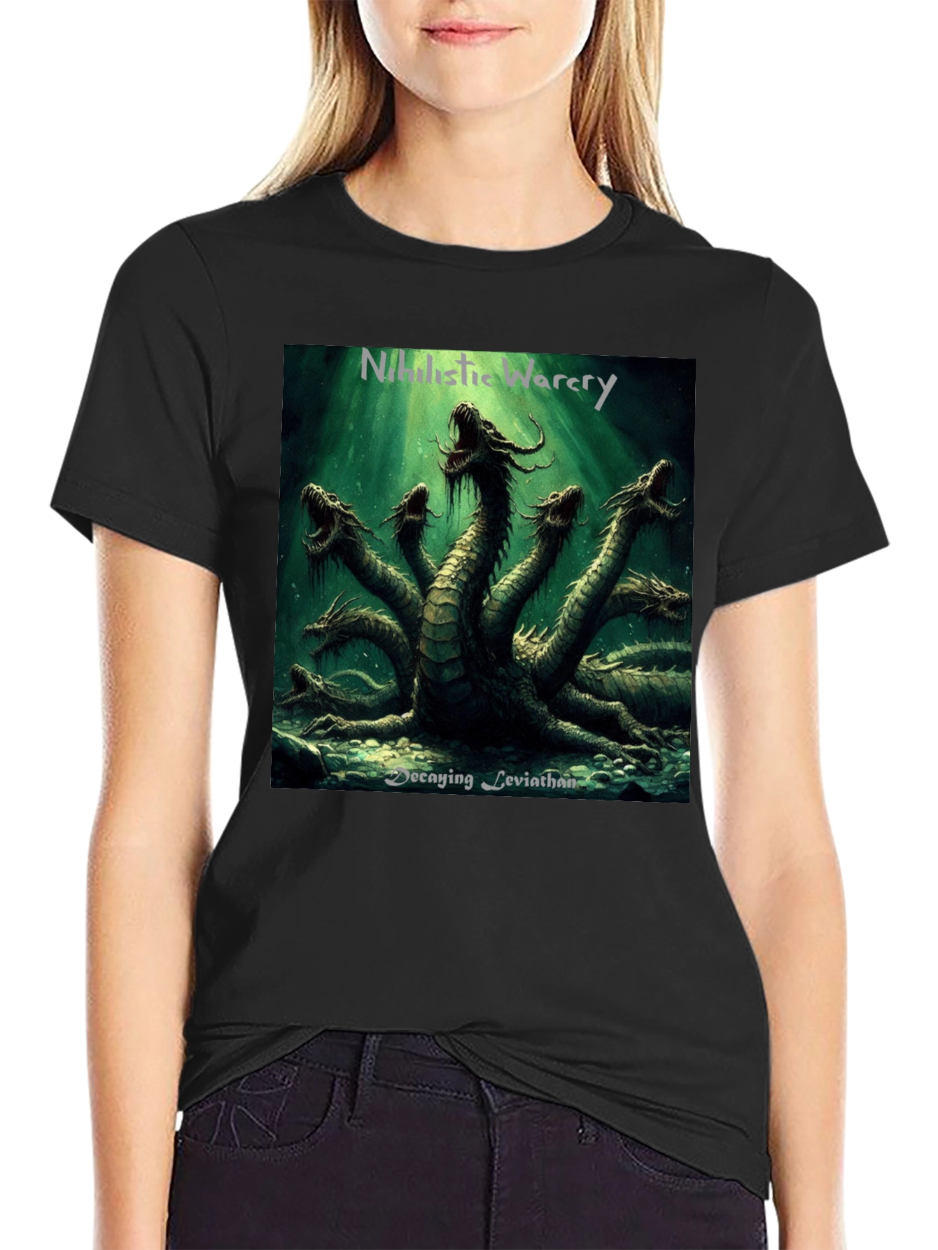 Leviathan Hydra Graphic Black T-Shirt