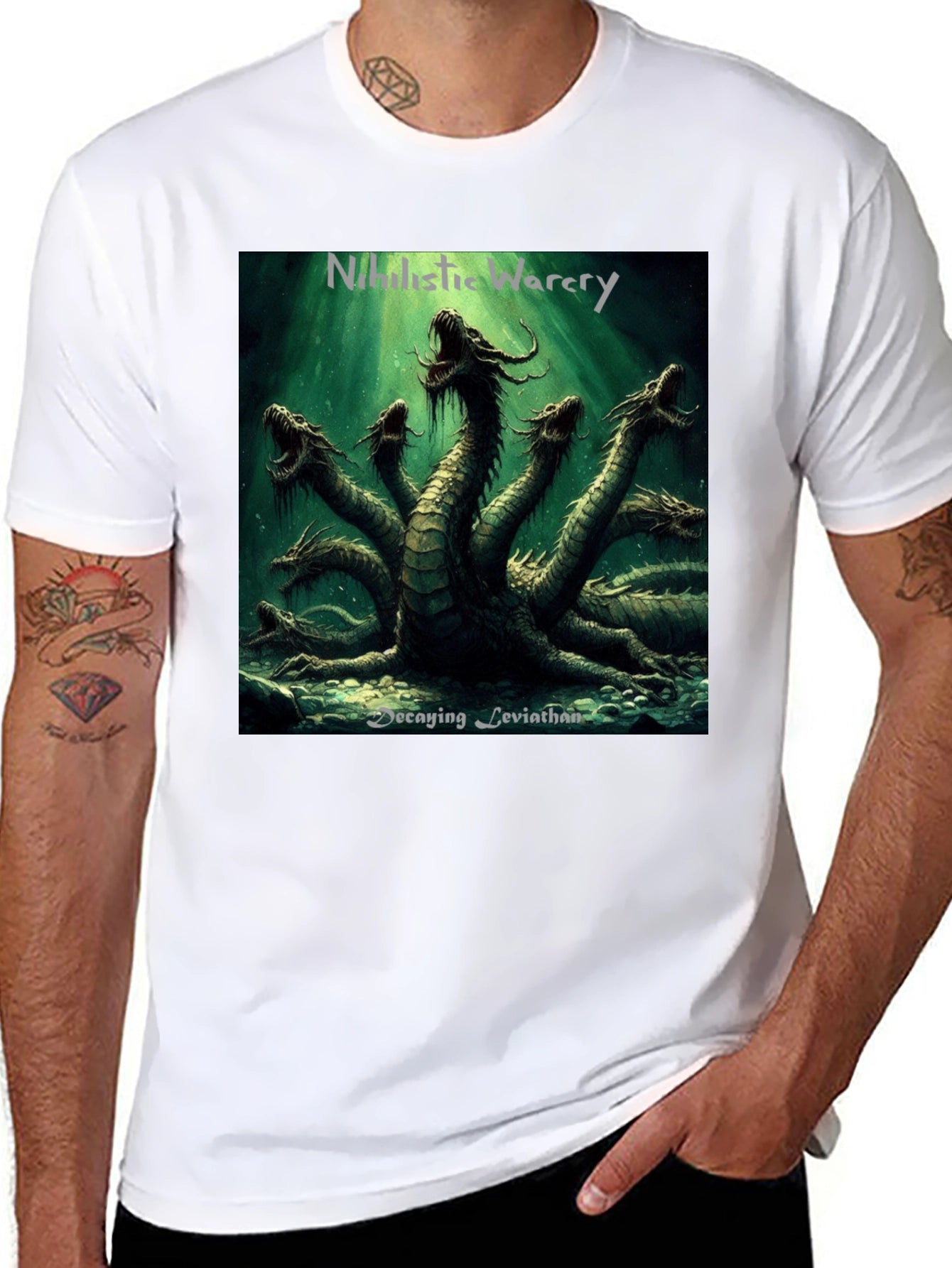 Leviathan Hydra Graphic Black T-Shirt
