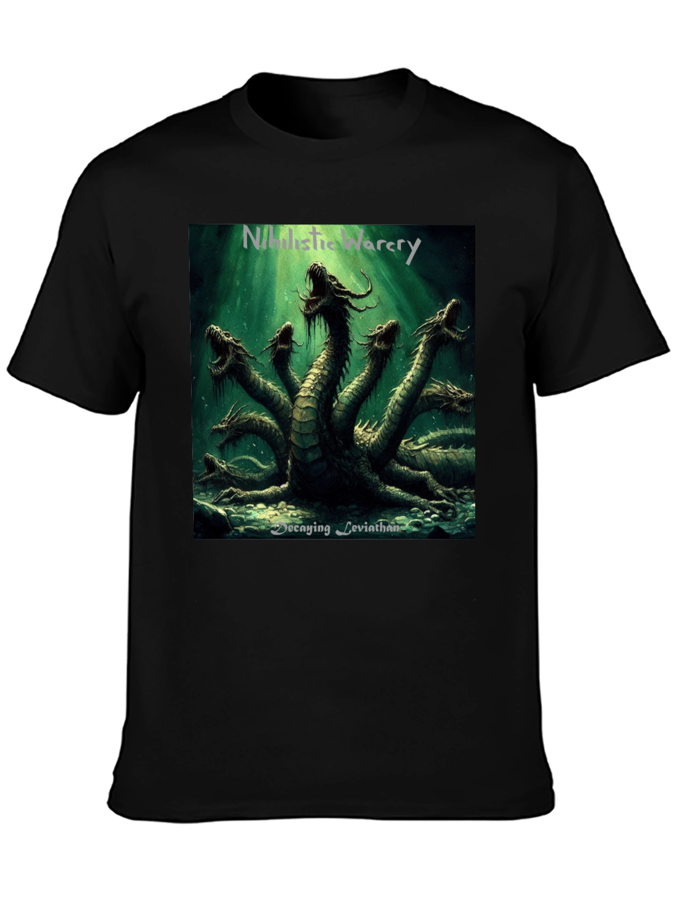 Leviathan Hydra Graphic Black T-Shirt
