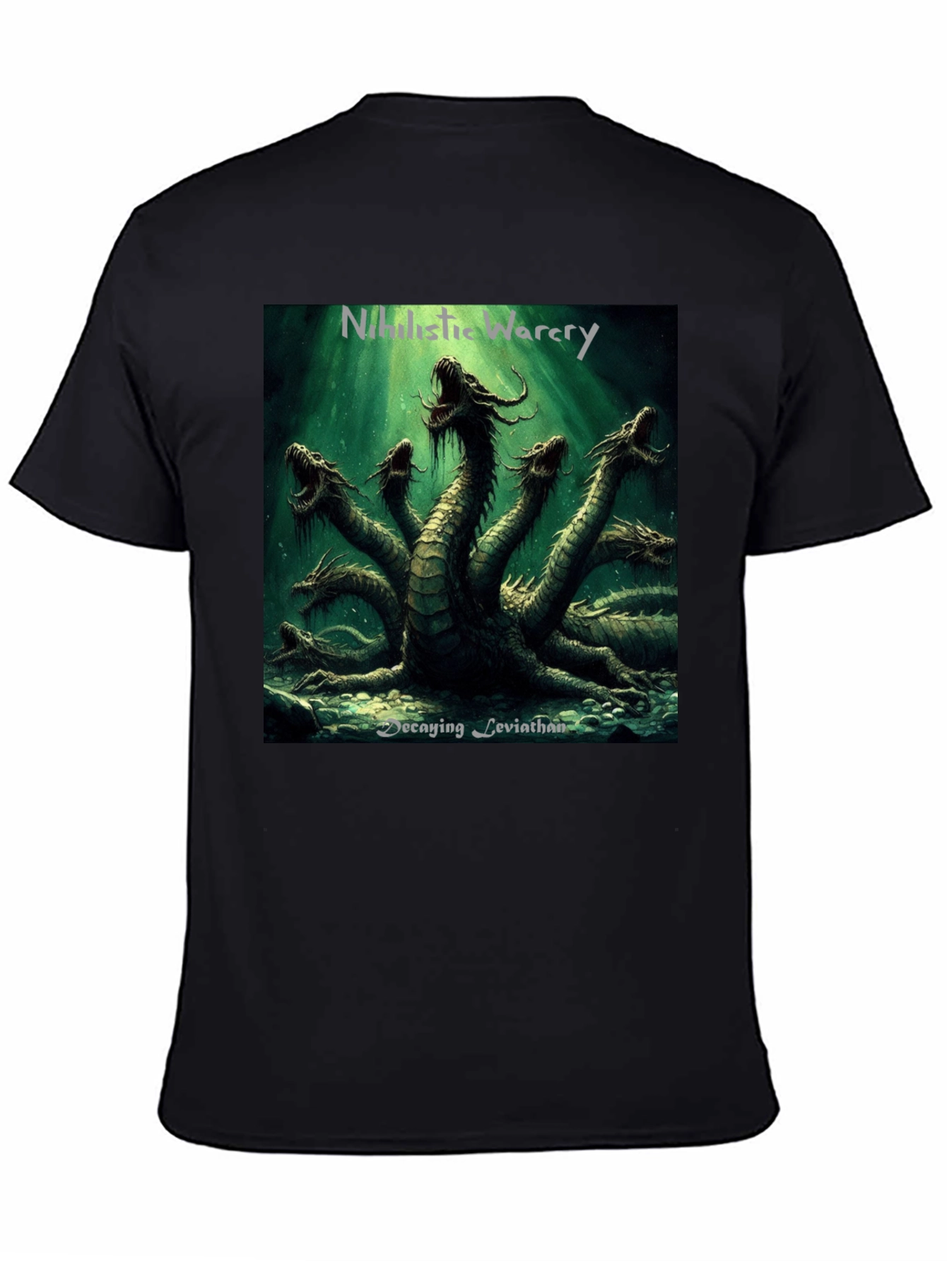 Leviathan Hydra Graphic Black T-Shirt