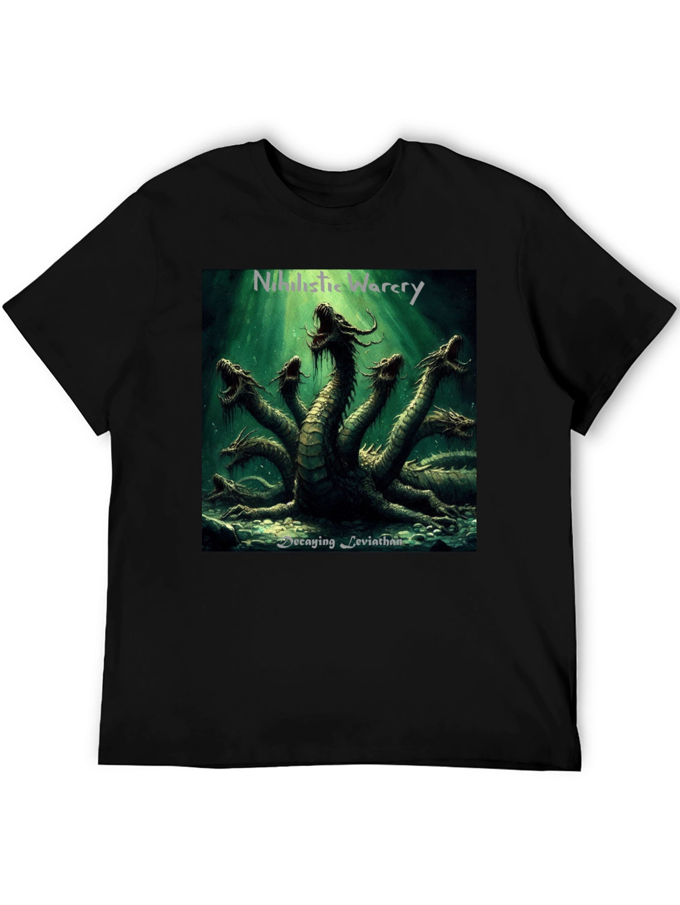 Leviathan Hydra Graphic Black T-Shirt
