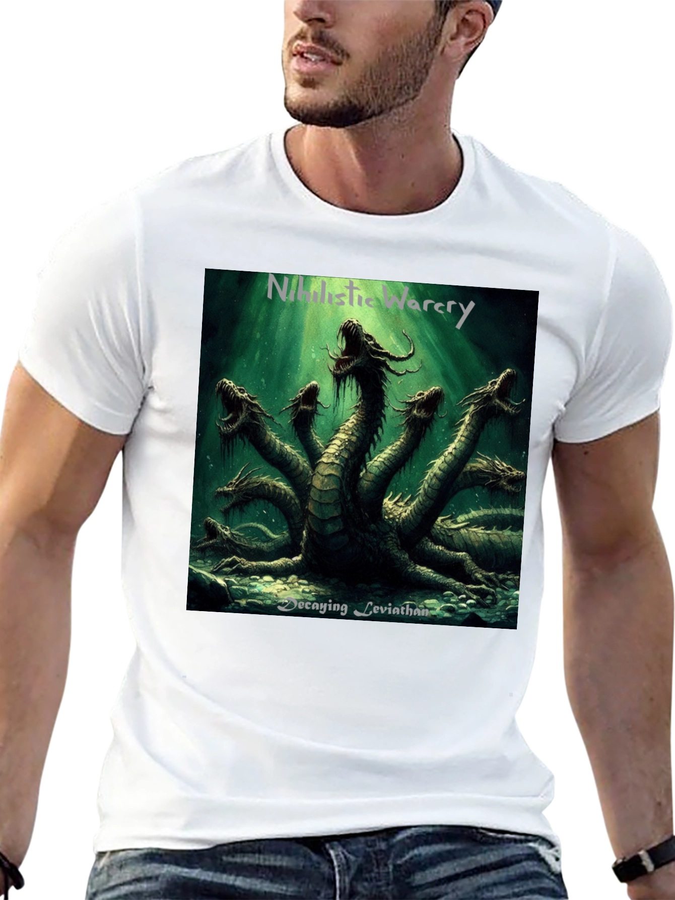 Leviathan Hydra Graphic Black T-Shirt
