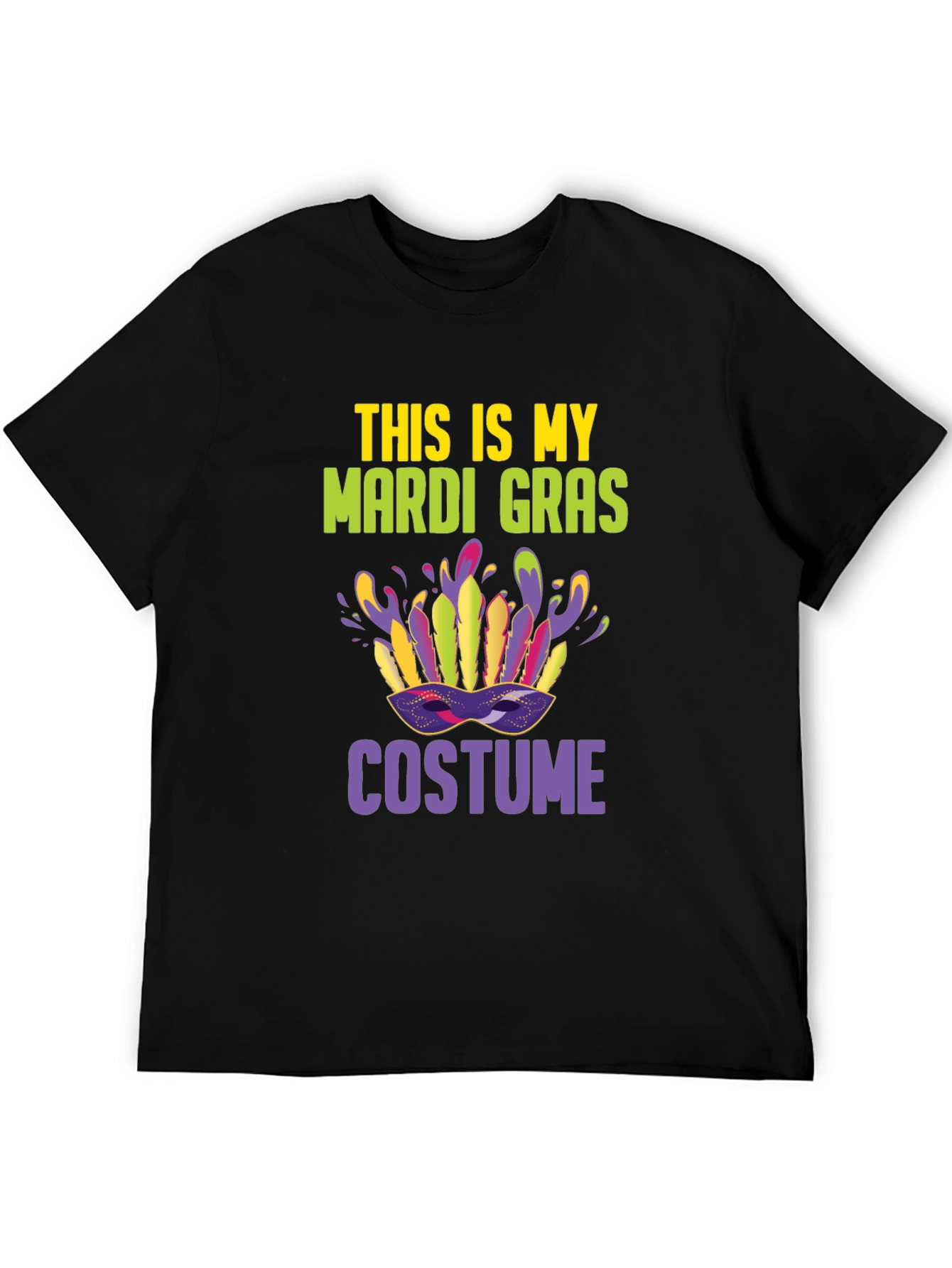 Mardi Gras Costume T-Shirt: Festive Party Tee
