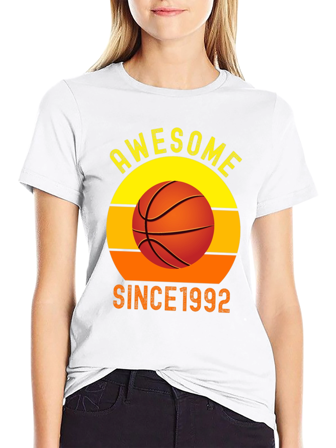 Awesome Since 1992 Basketball Graphic T-Shirt