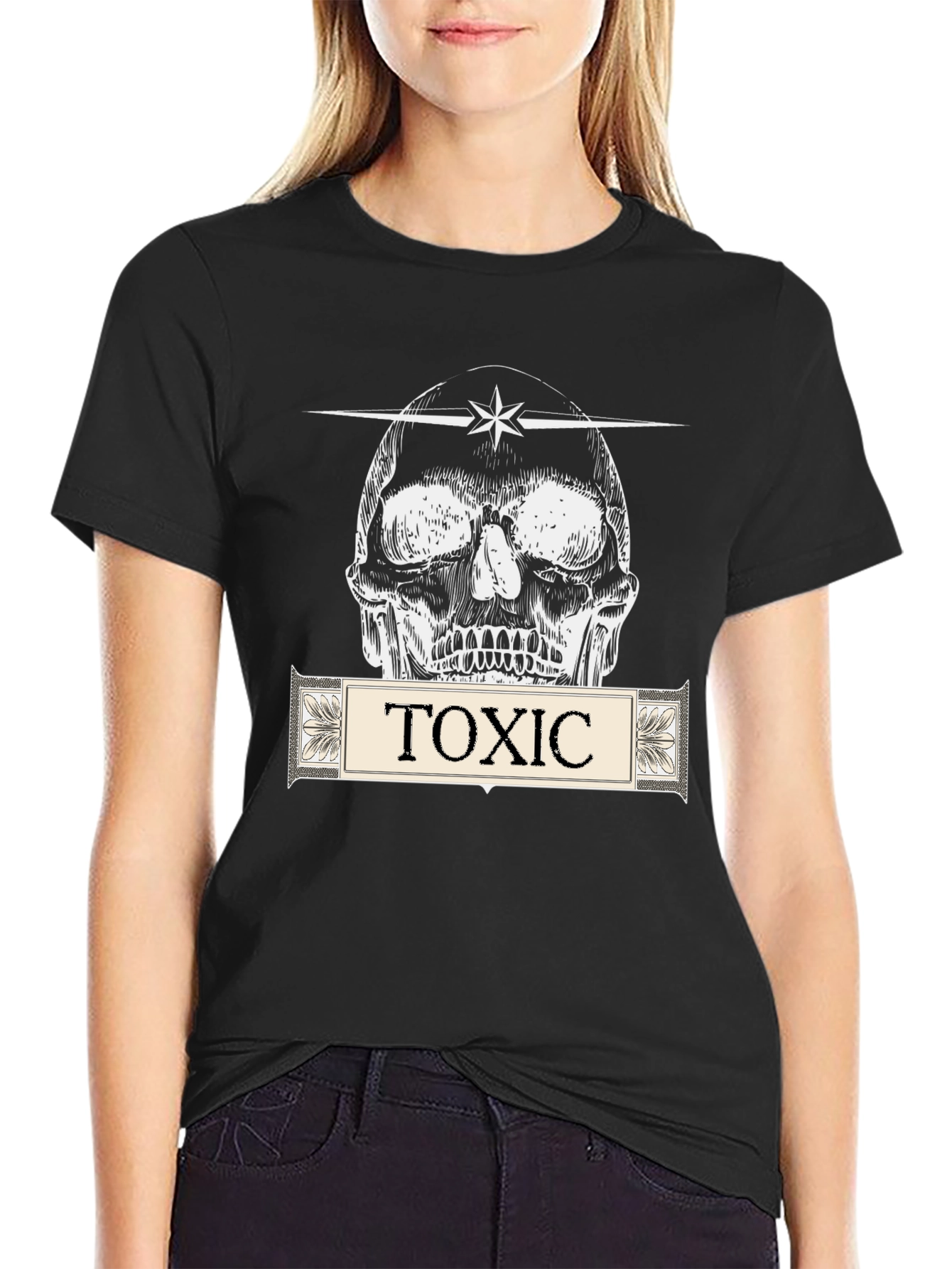 Toxic Skull T-Shirt - Edgy Graphic Tee