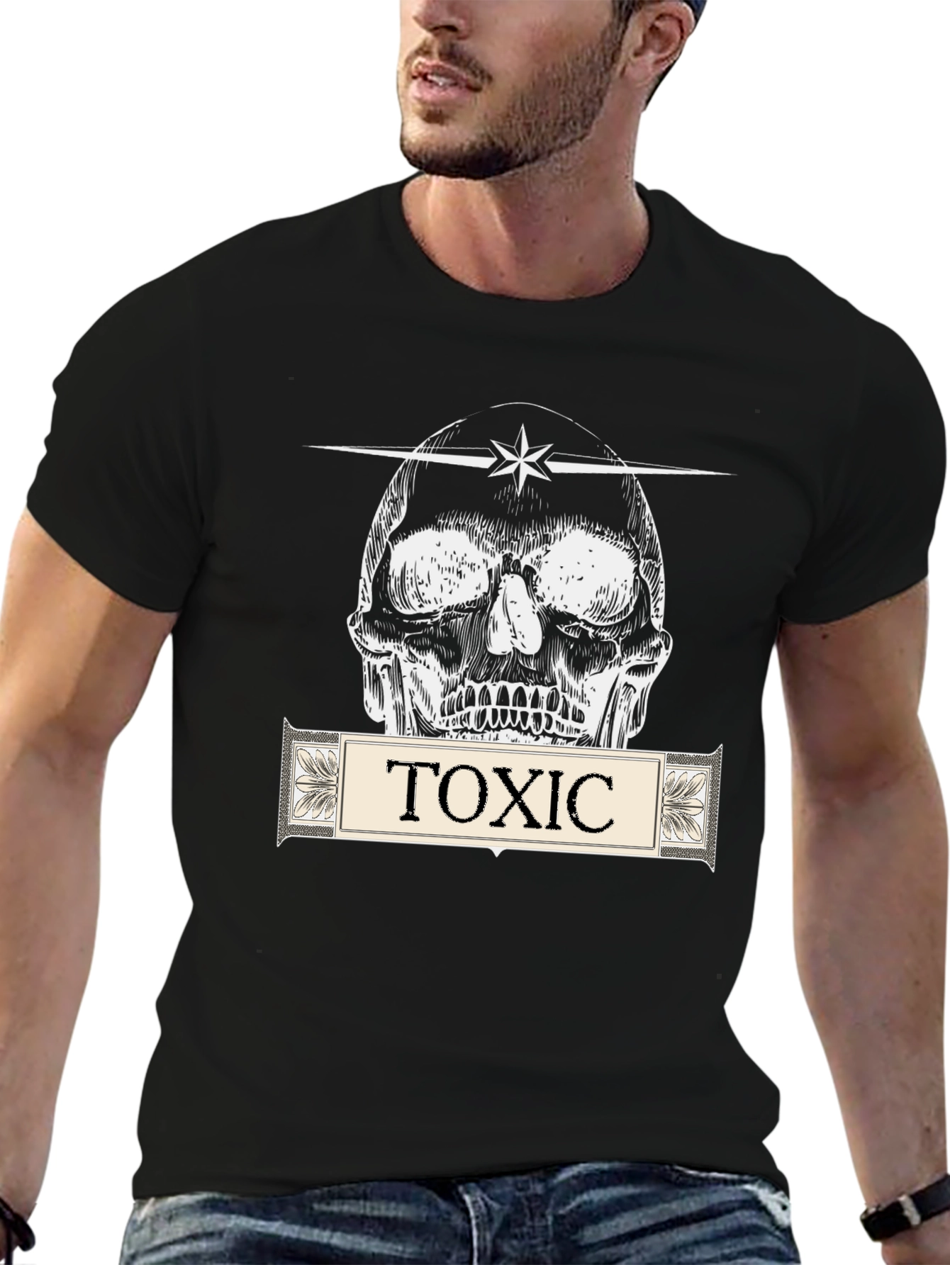 Toxic Skull T-Shirt - Edgy Graphic Tee