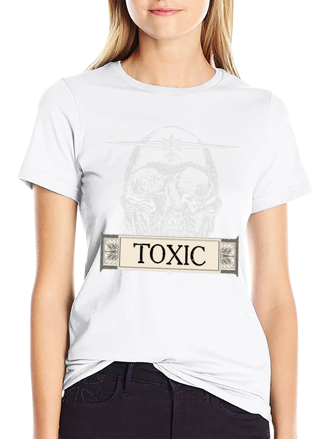 Toxic Skull T-Shirt - Edgy Graphic Tee