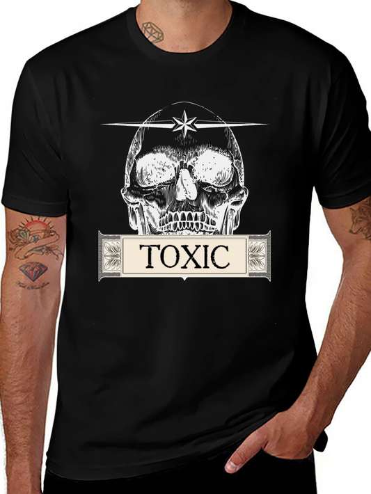 Toxic Skull T-Shirt - Edgy Graphic Tee