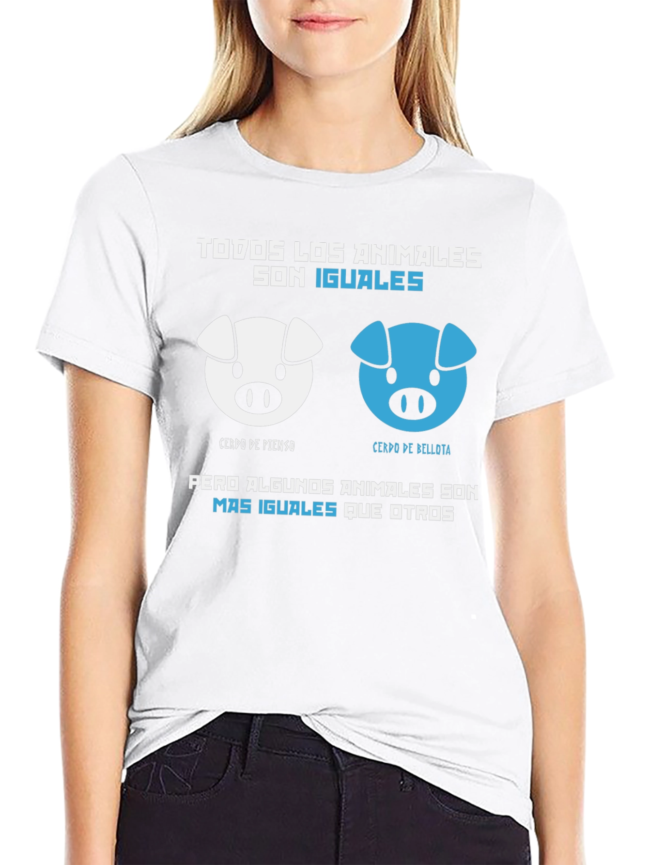 Equality Pig Graphic T-Shirt - Animal Farm Inspired