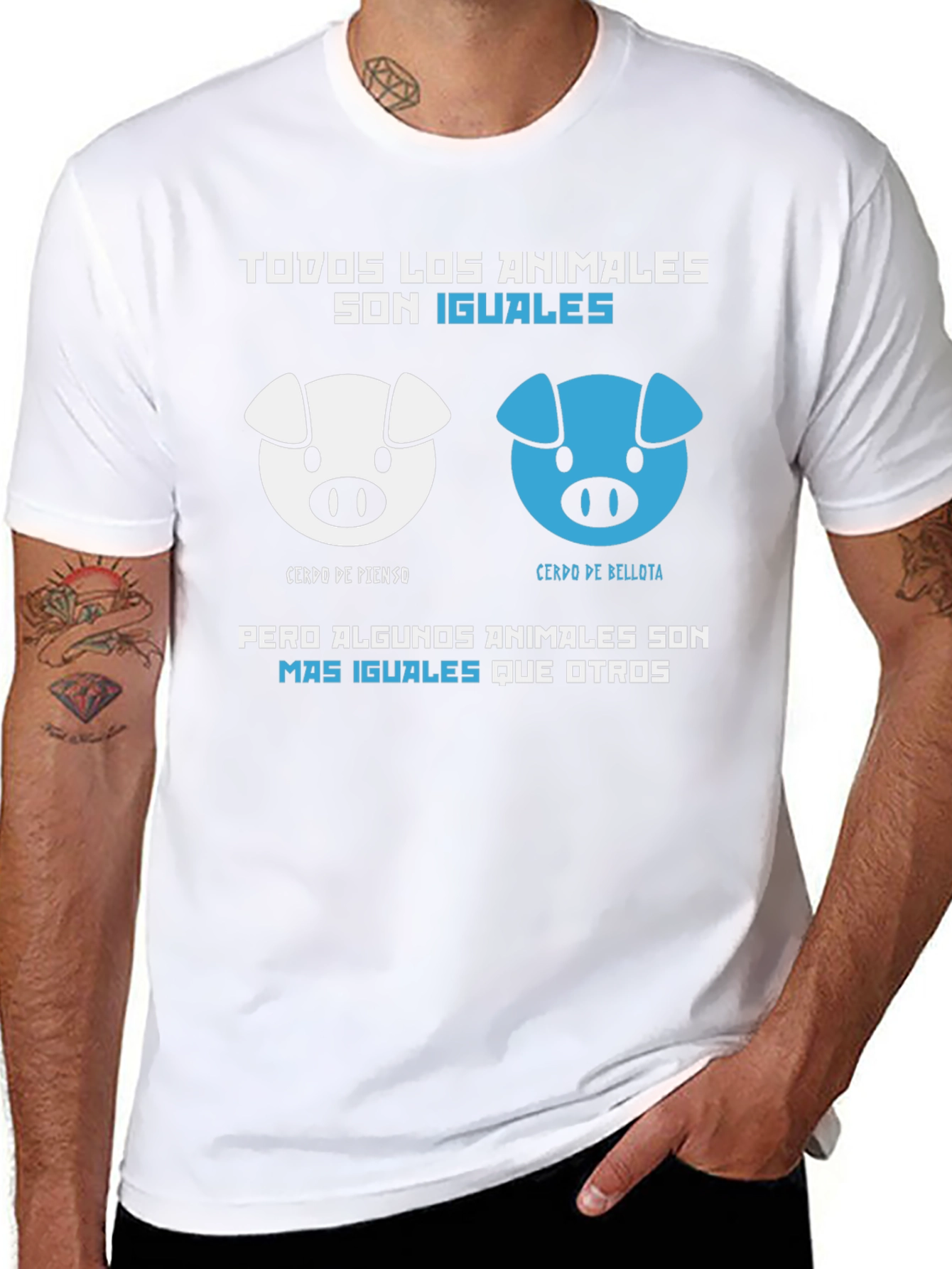 Equality Pig Graphic T-Shirt - Animal Farm Inspired