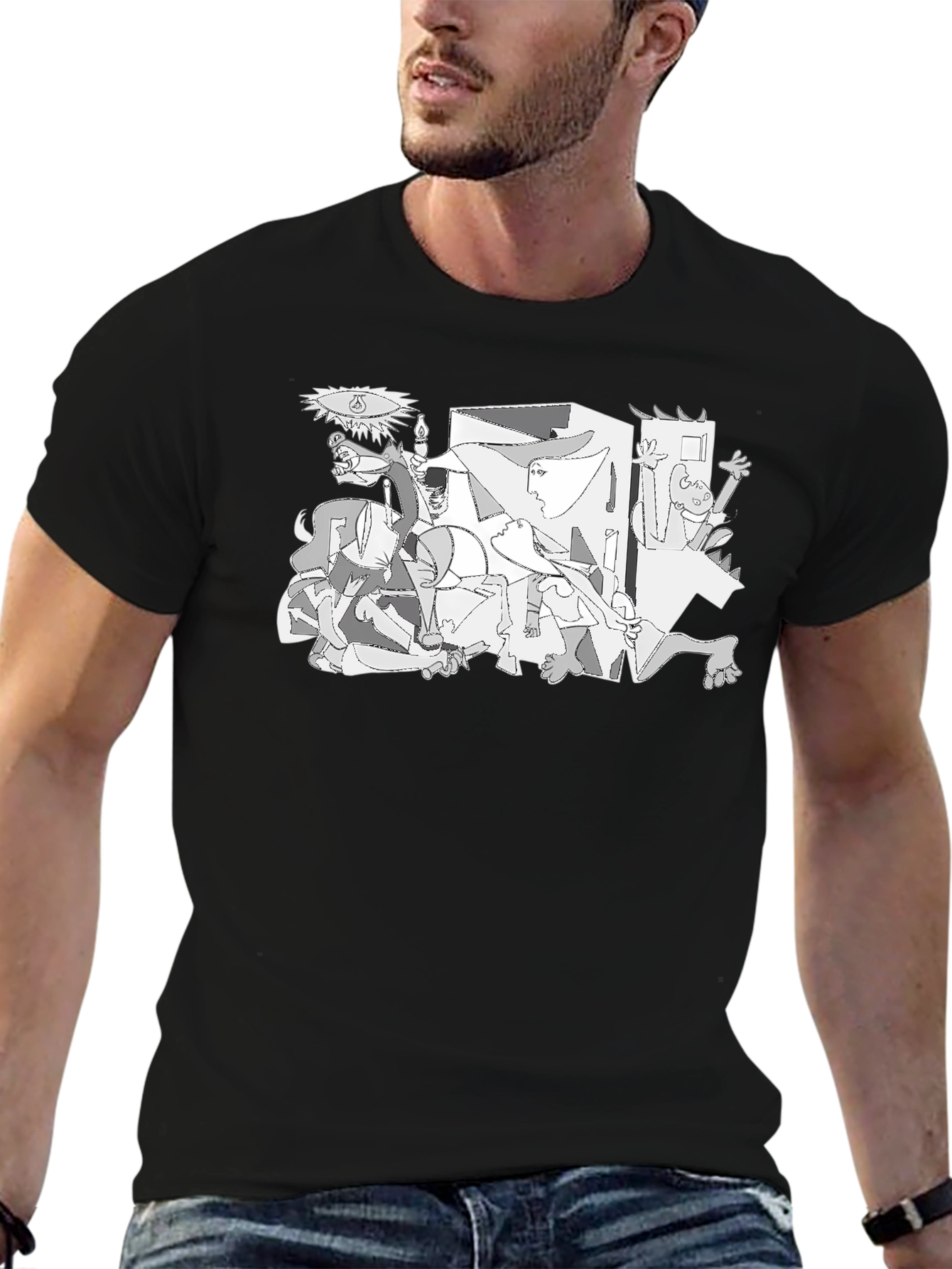 Guernica Art T-Shirt - Stylish Graphic Tee