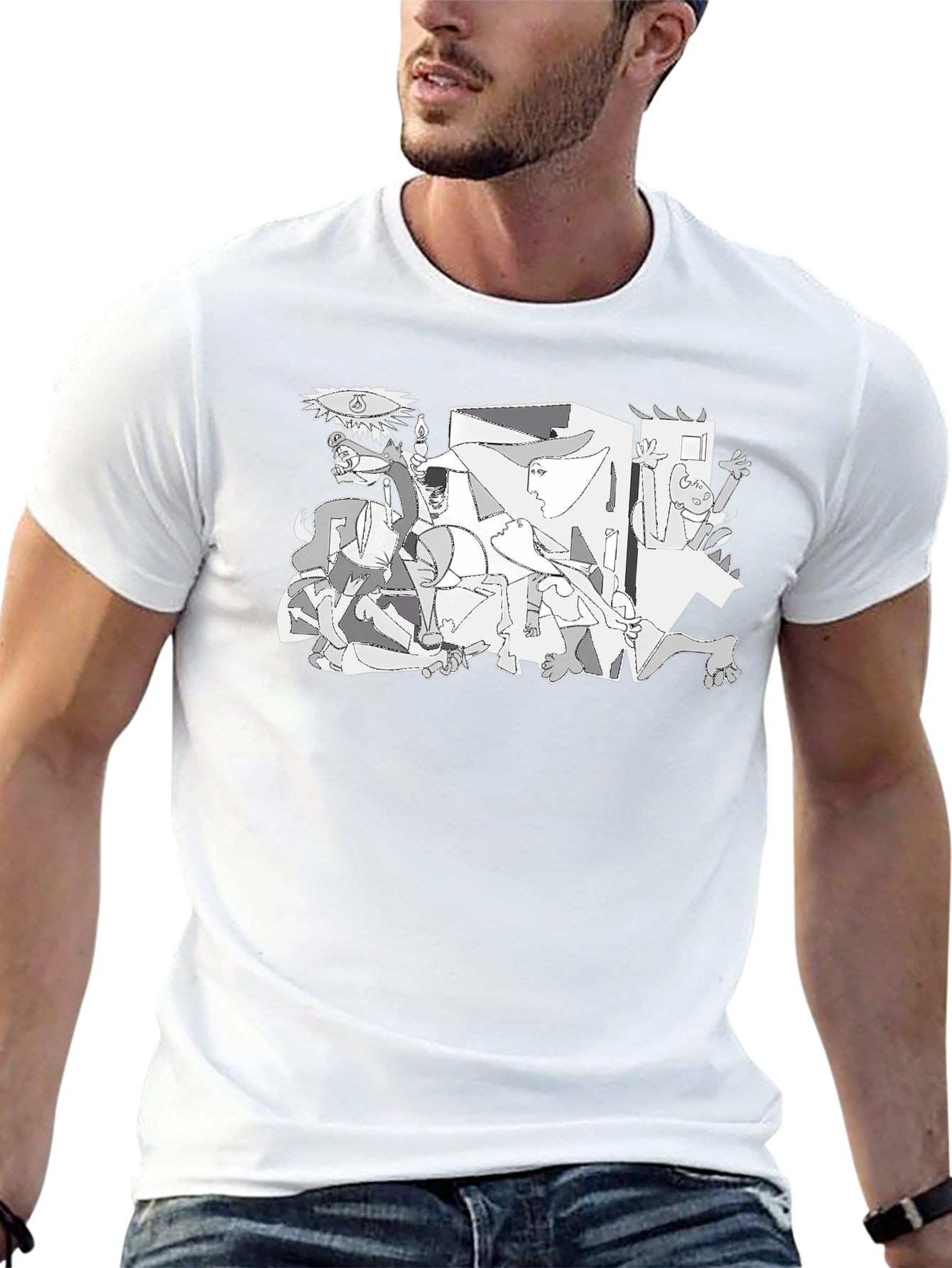 Guernica Art T-Shirt - Stylish Graphic Tee
