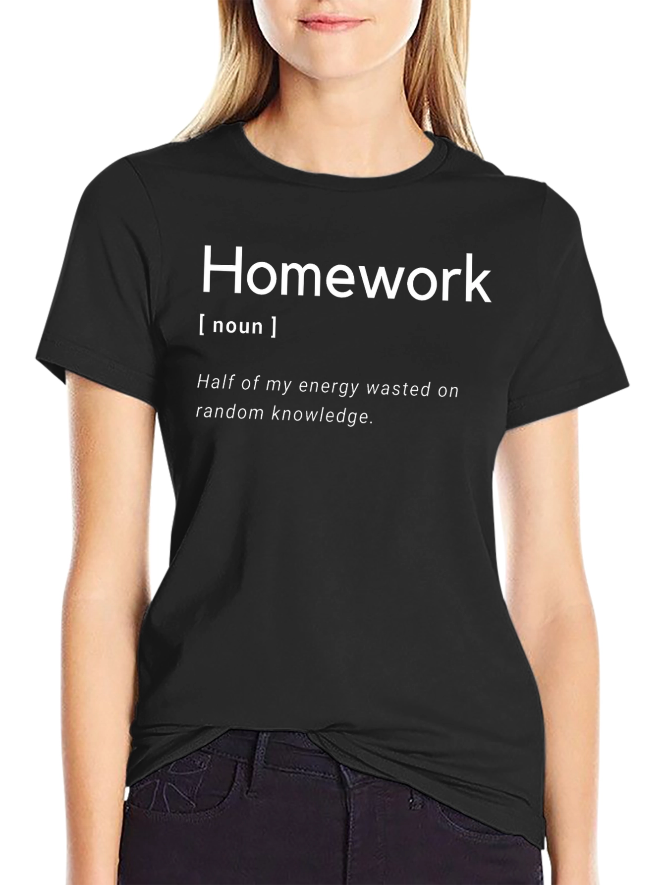 Homework Definition T-Shirt - Funny Student Tee