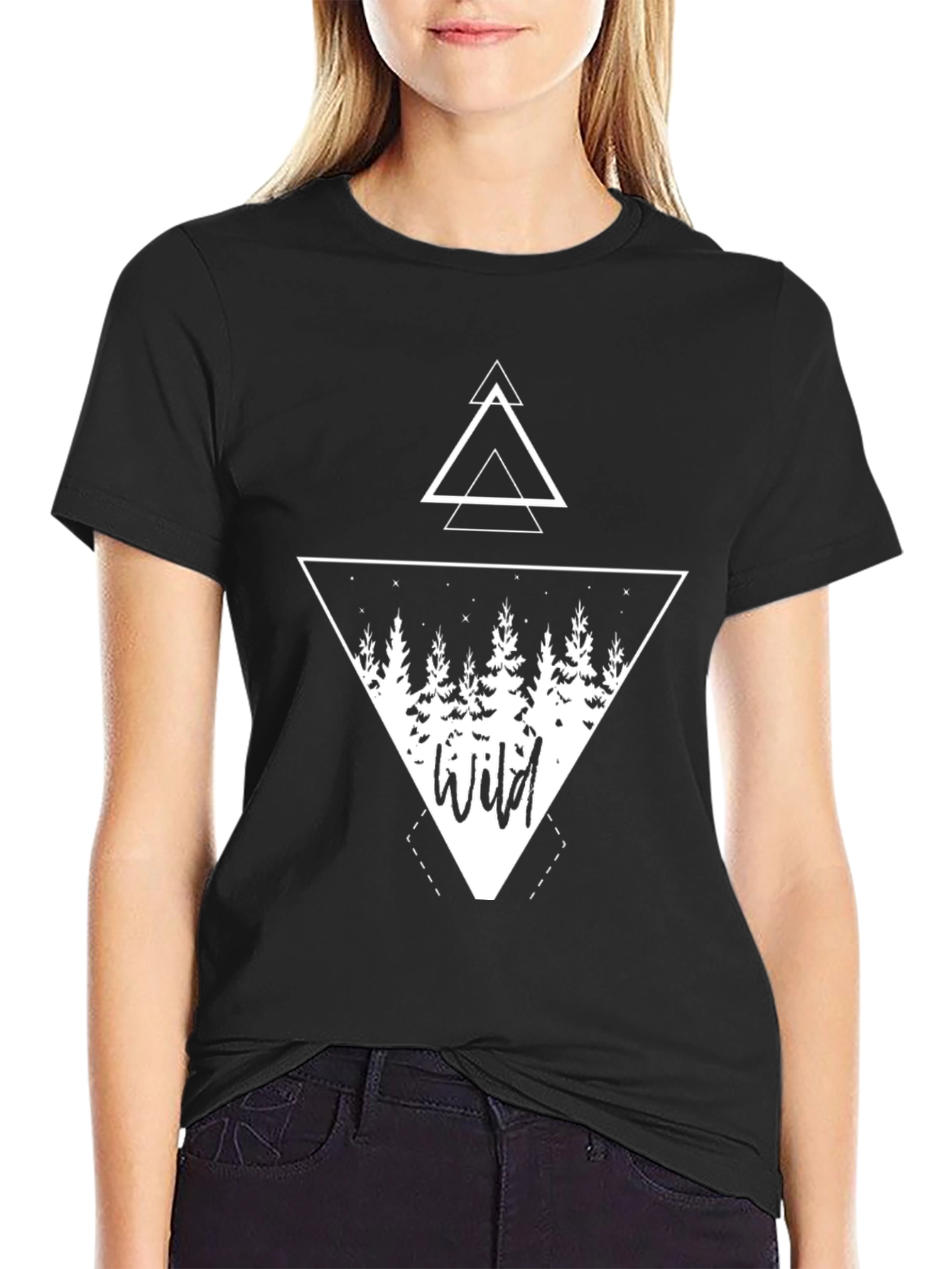 Wild Forest Triangle Graphic Tee