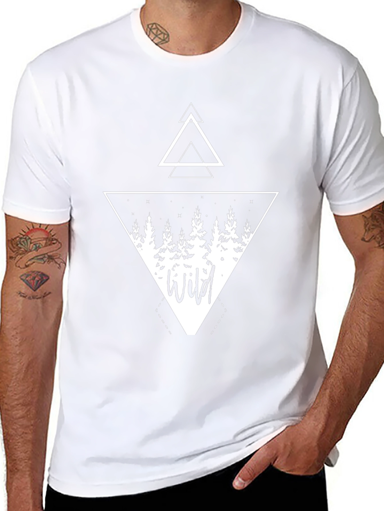 Wild Forest Triangle Graphic Tee