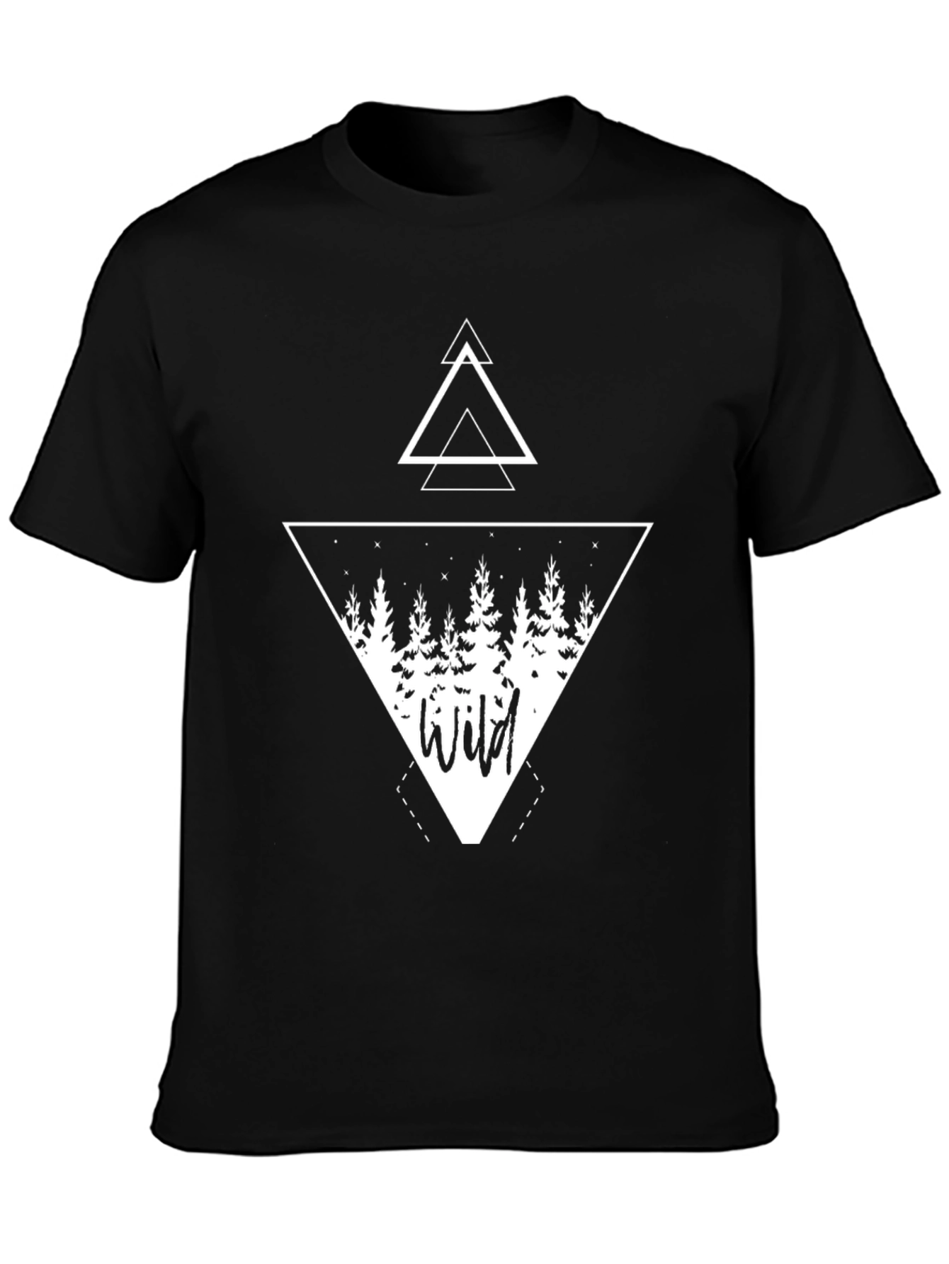 Wild Forest Triangle Graphic Tee