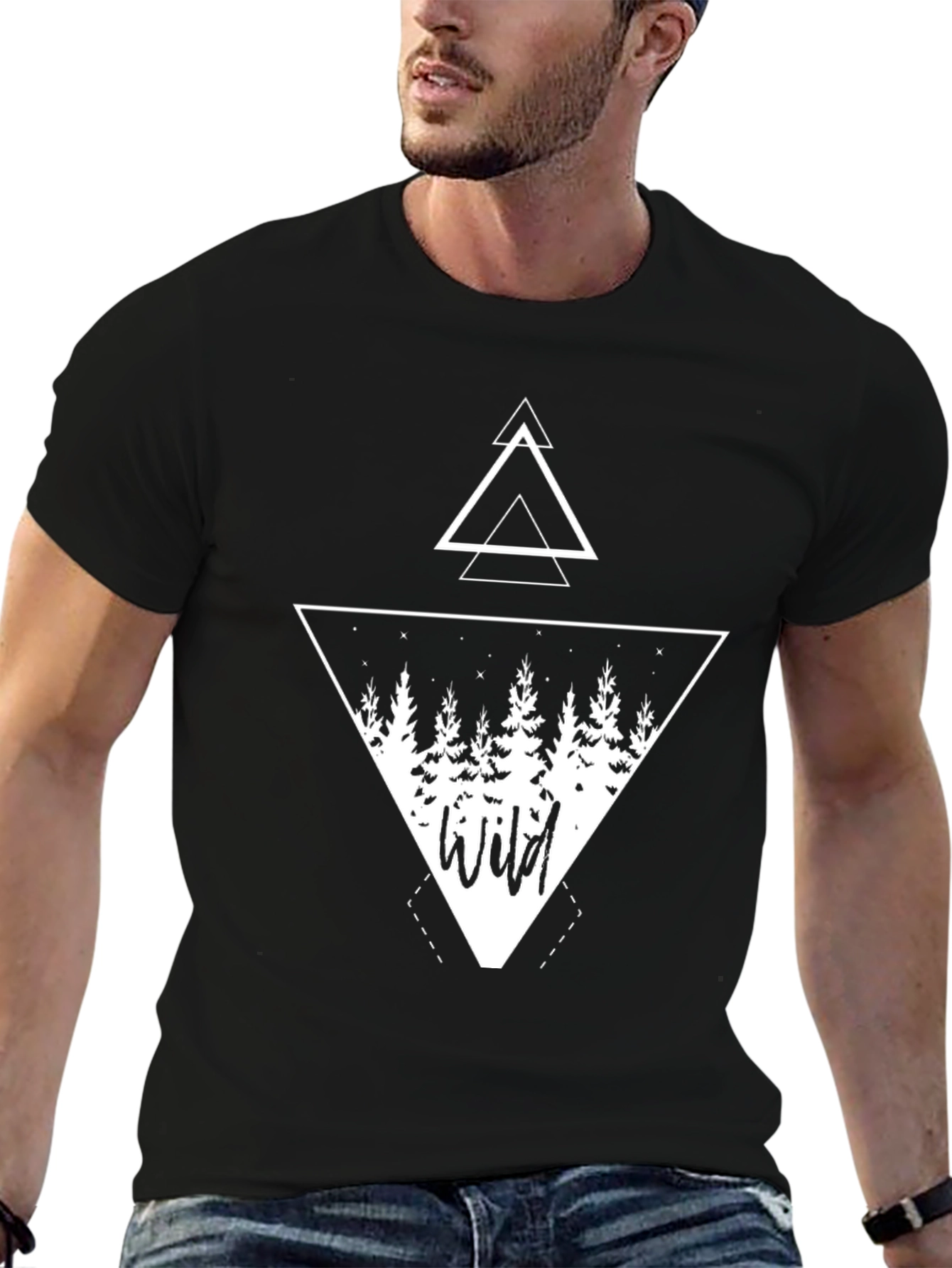Wild Forest Triangle Graphic Tee