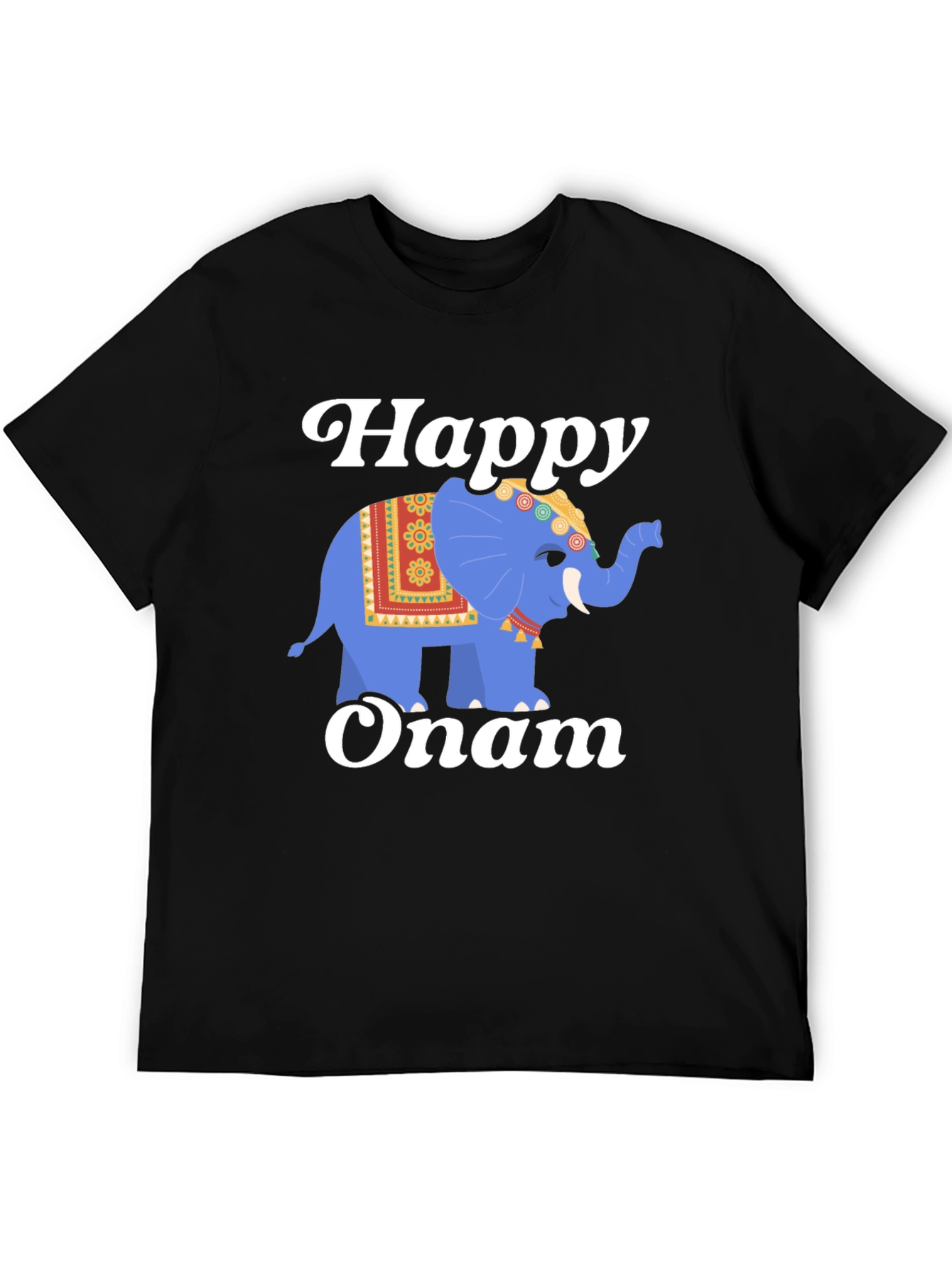 Happy Onam Elephant Graphic Tee