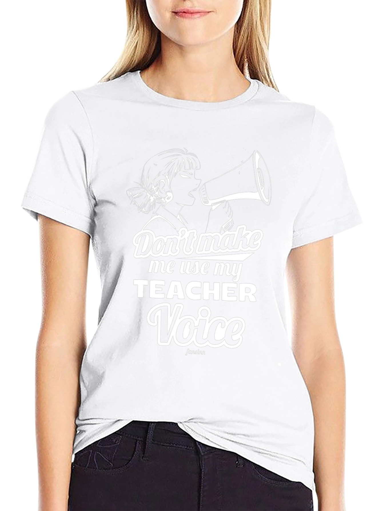 Teacher Voice T-Shirt - Funny Teaching Apparel