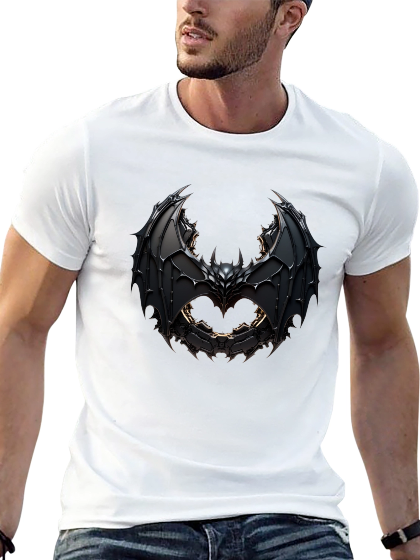 Gothic Dark Winged T-Shirt