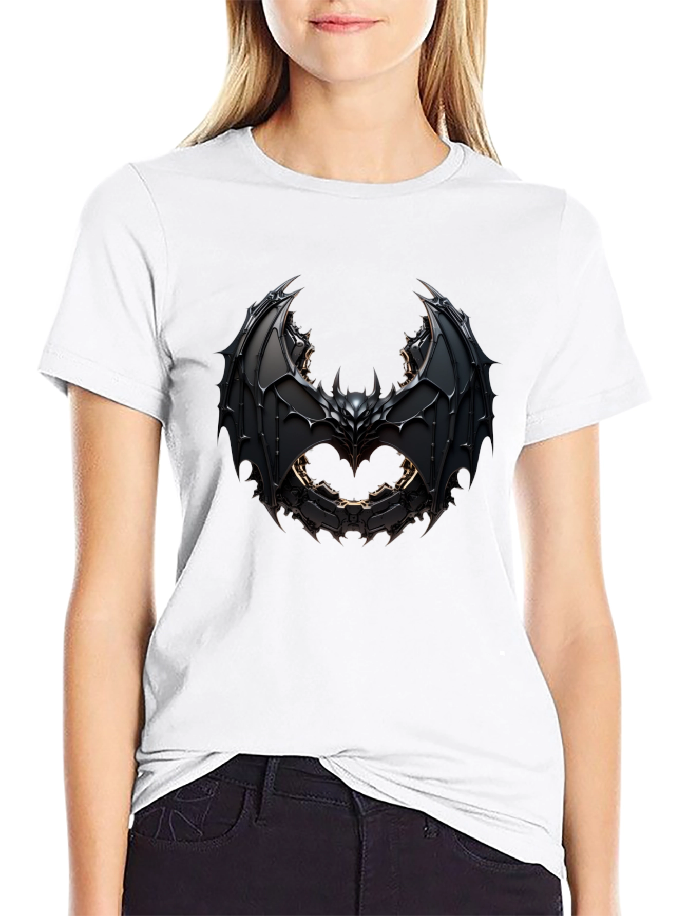 Gothic Dark Winged T-Shirt