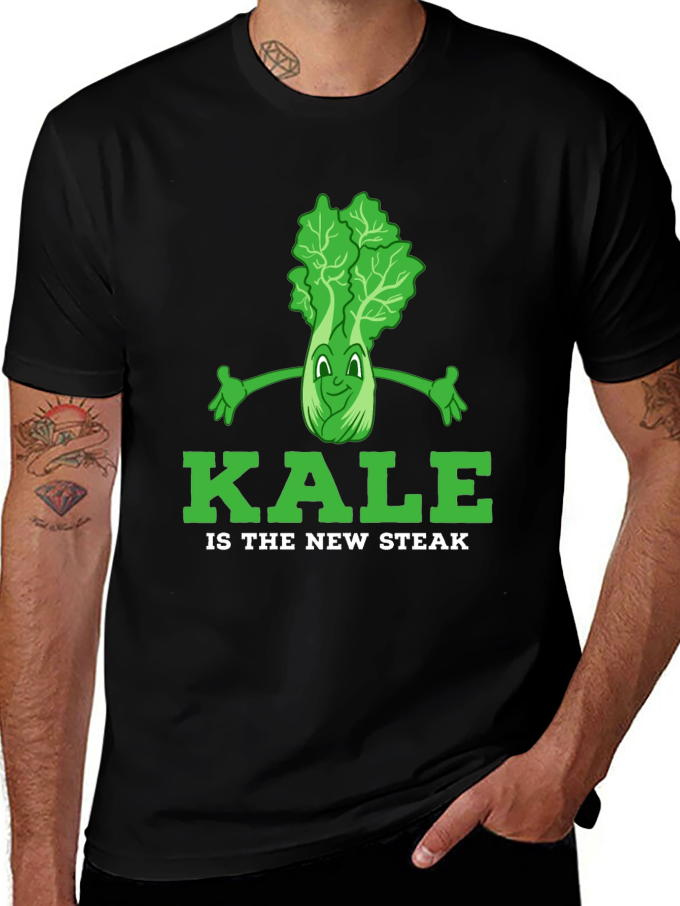 Kale is the New Steak Graphic T-Shirt