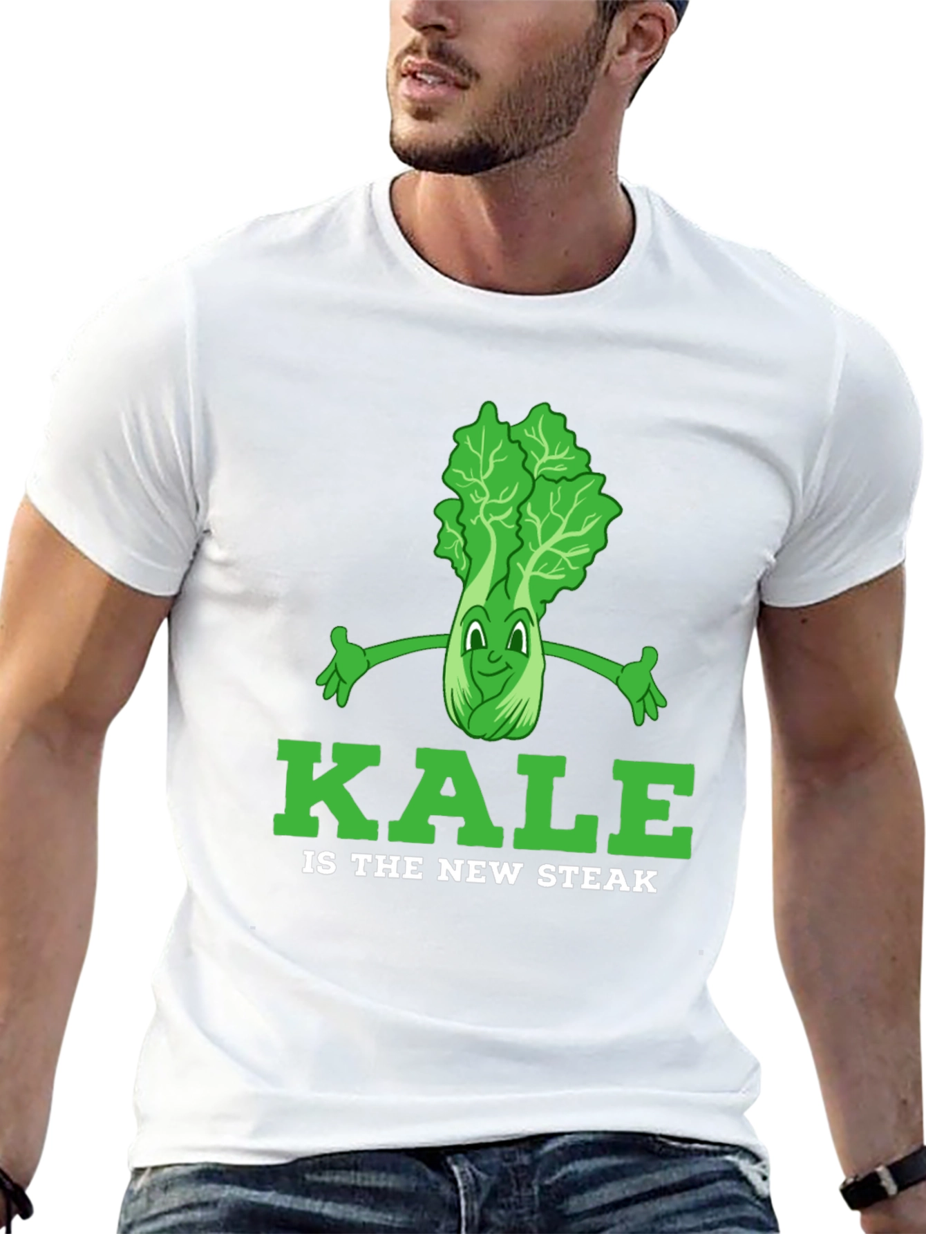 Kale is the New Steak Graphic T-Shirt