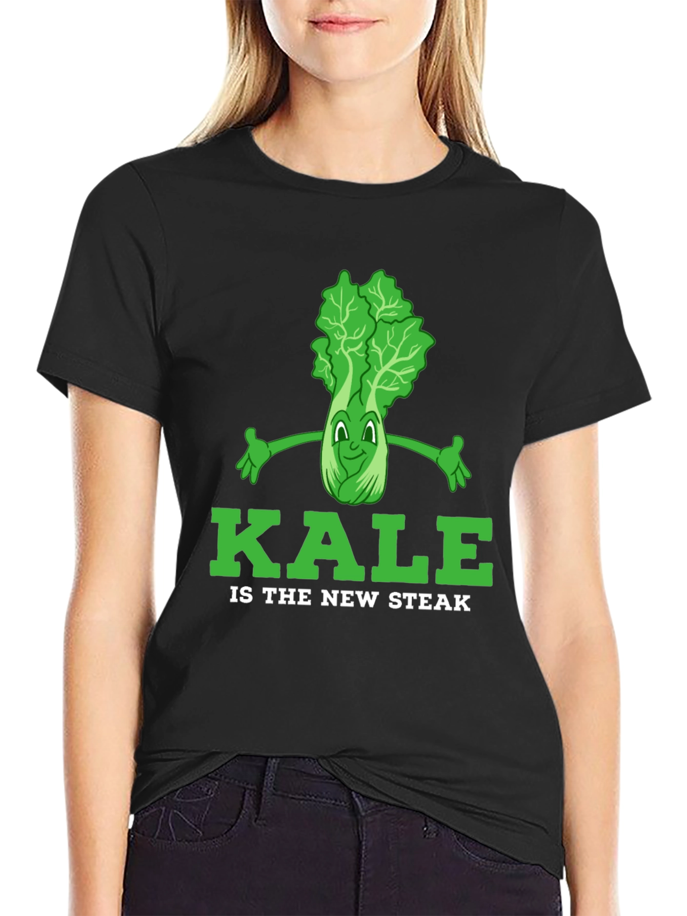 Kale is the New Steak Graphic T-Shirt