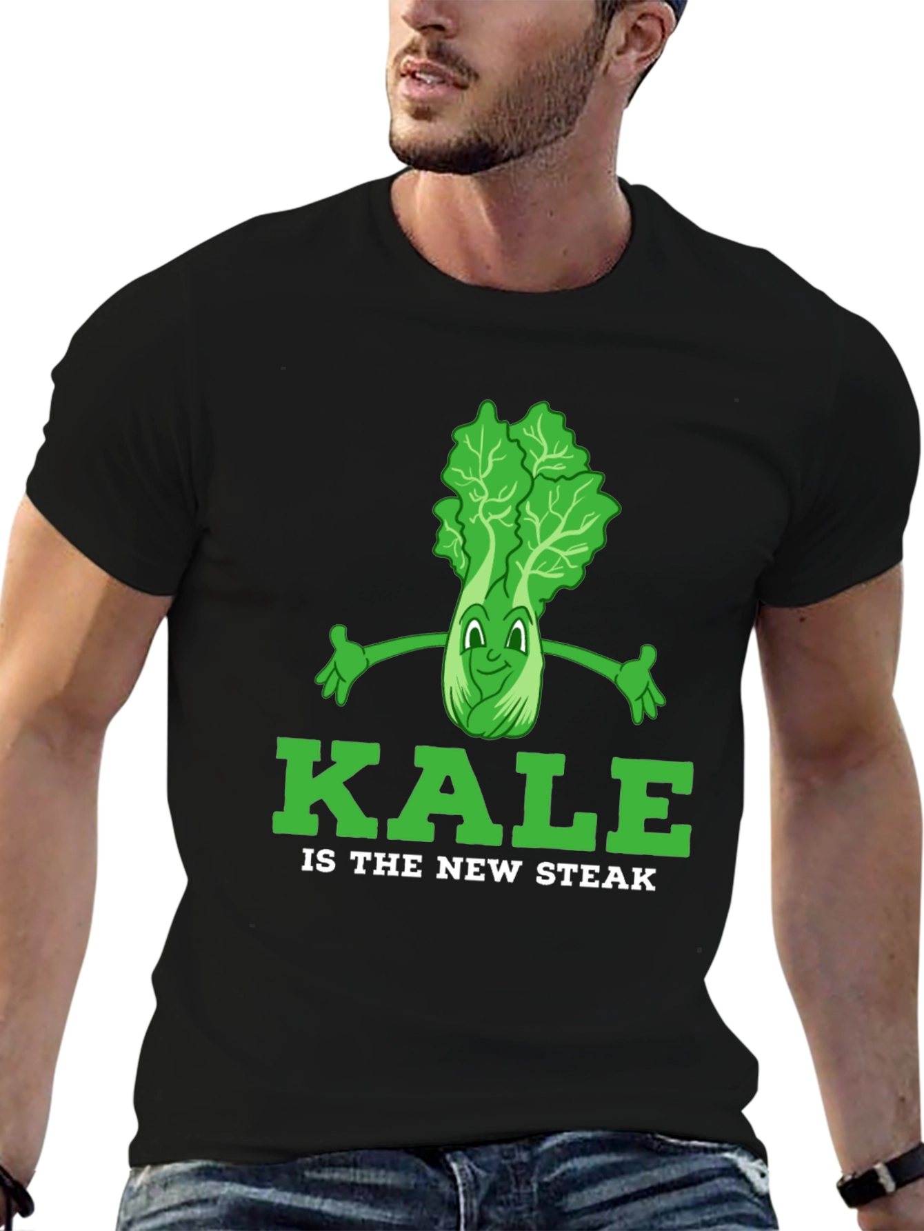 Kale is the New Steak Graphic T-Shirt