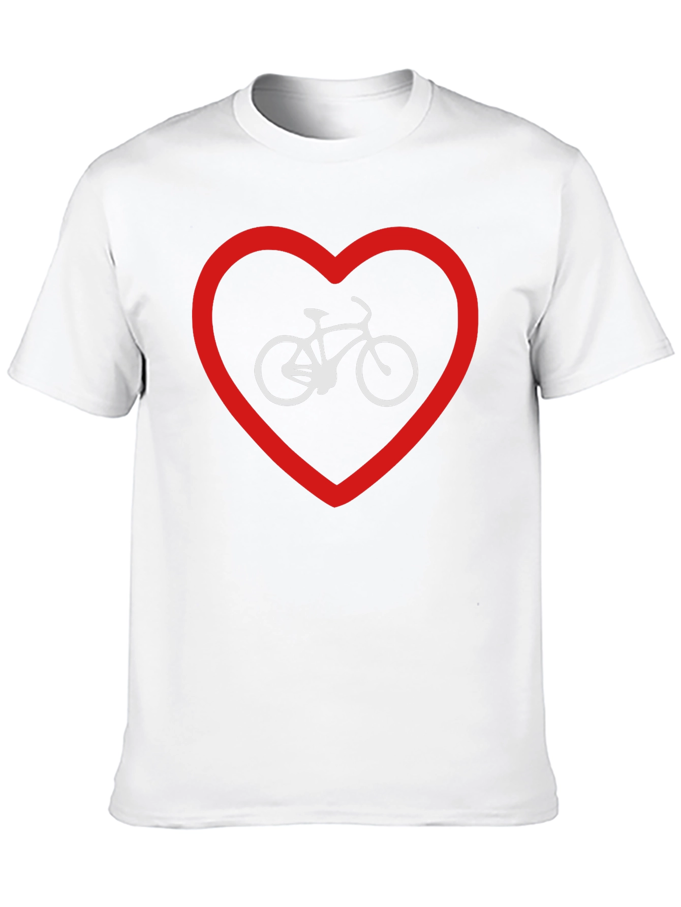 Bike Love Graphic Tee - Black Cotton Blend
