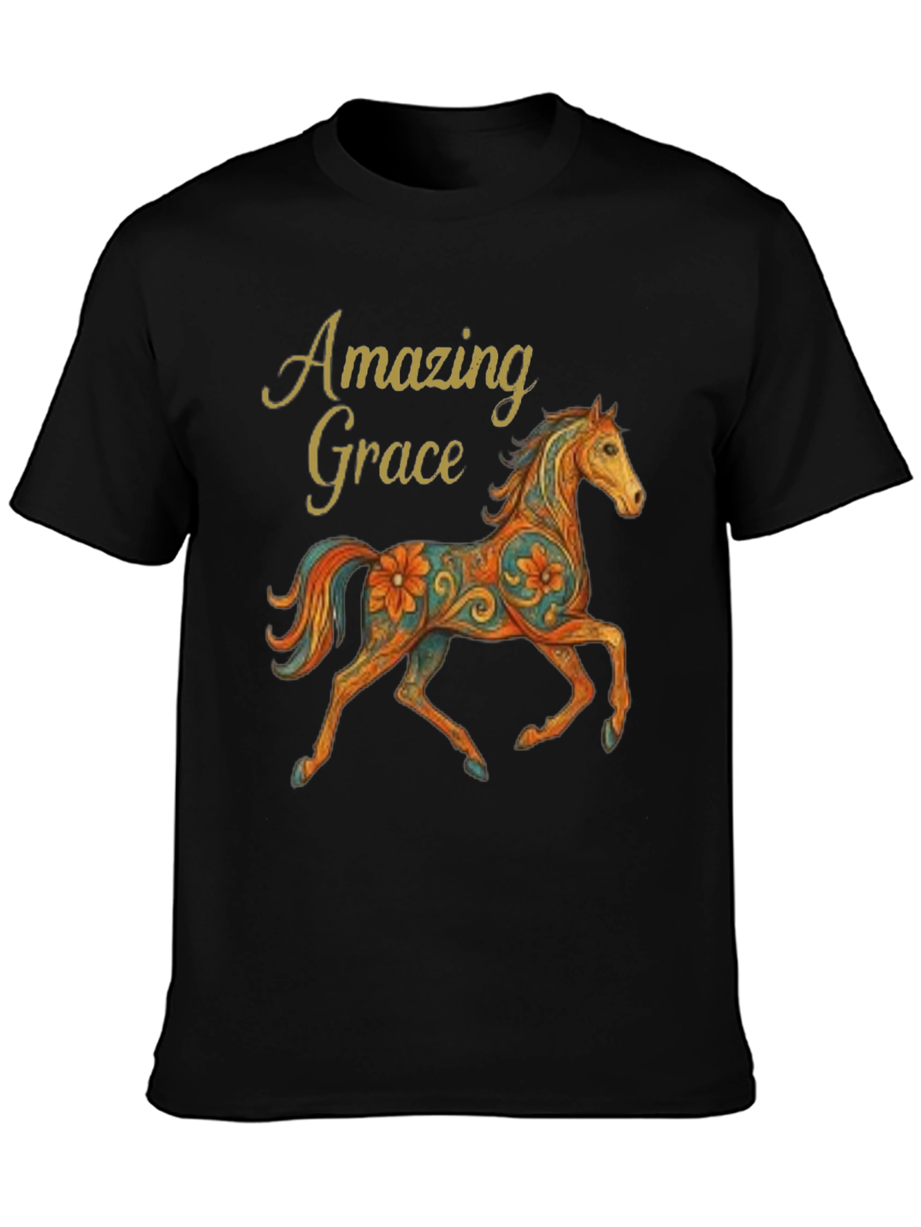 Amazing Grace Horse Graphic Tee