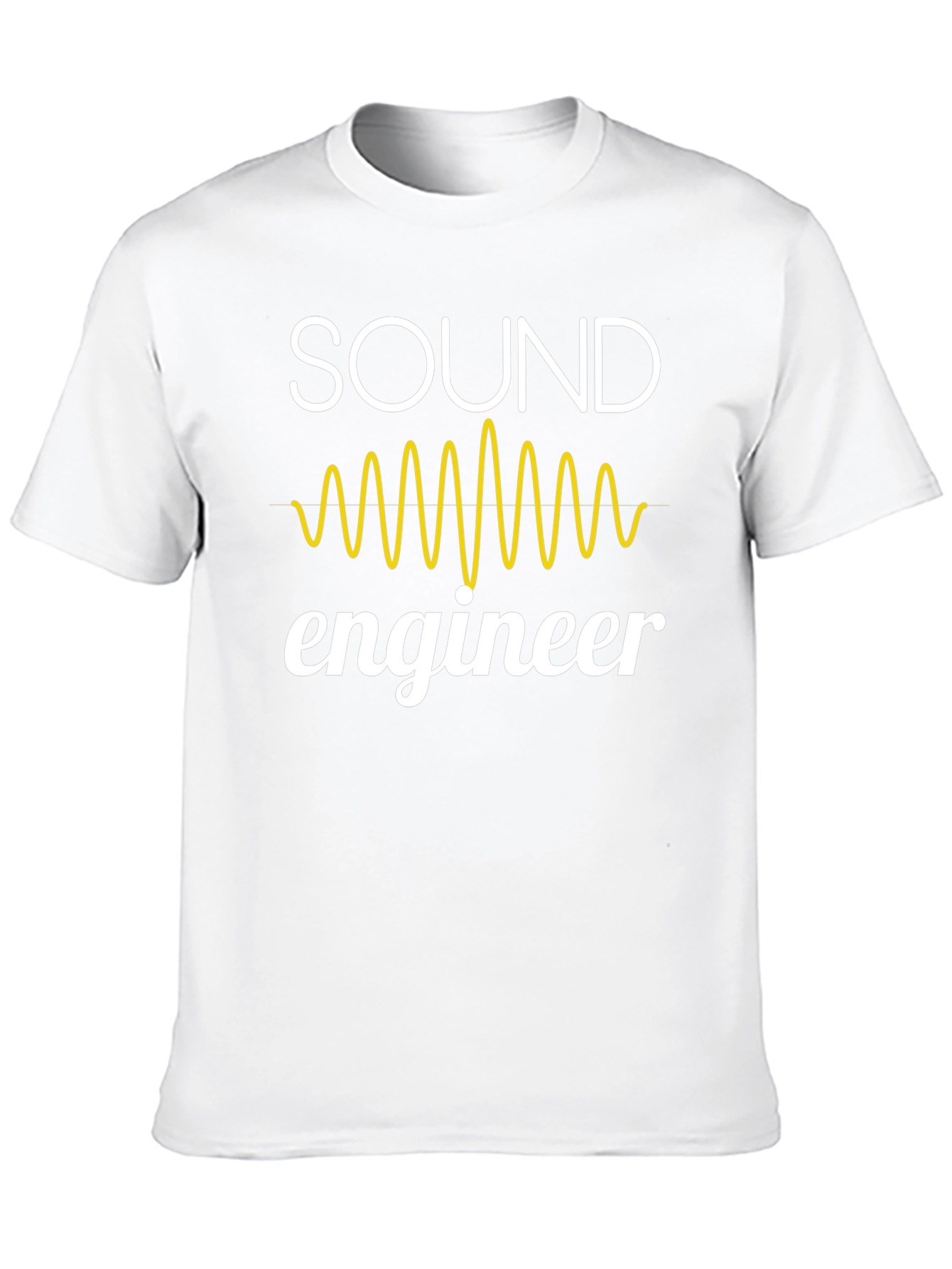 Sound Engineer Graphic Tee - Premium Black T-Shirt