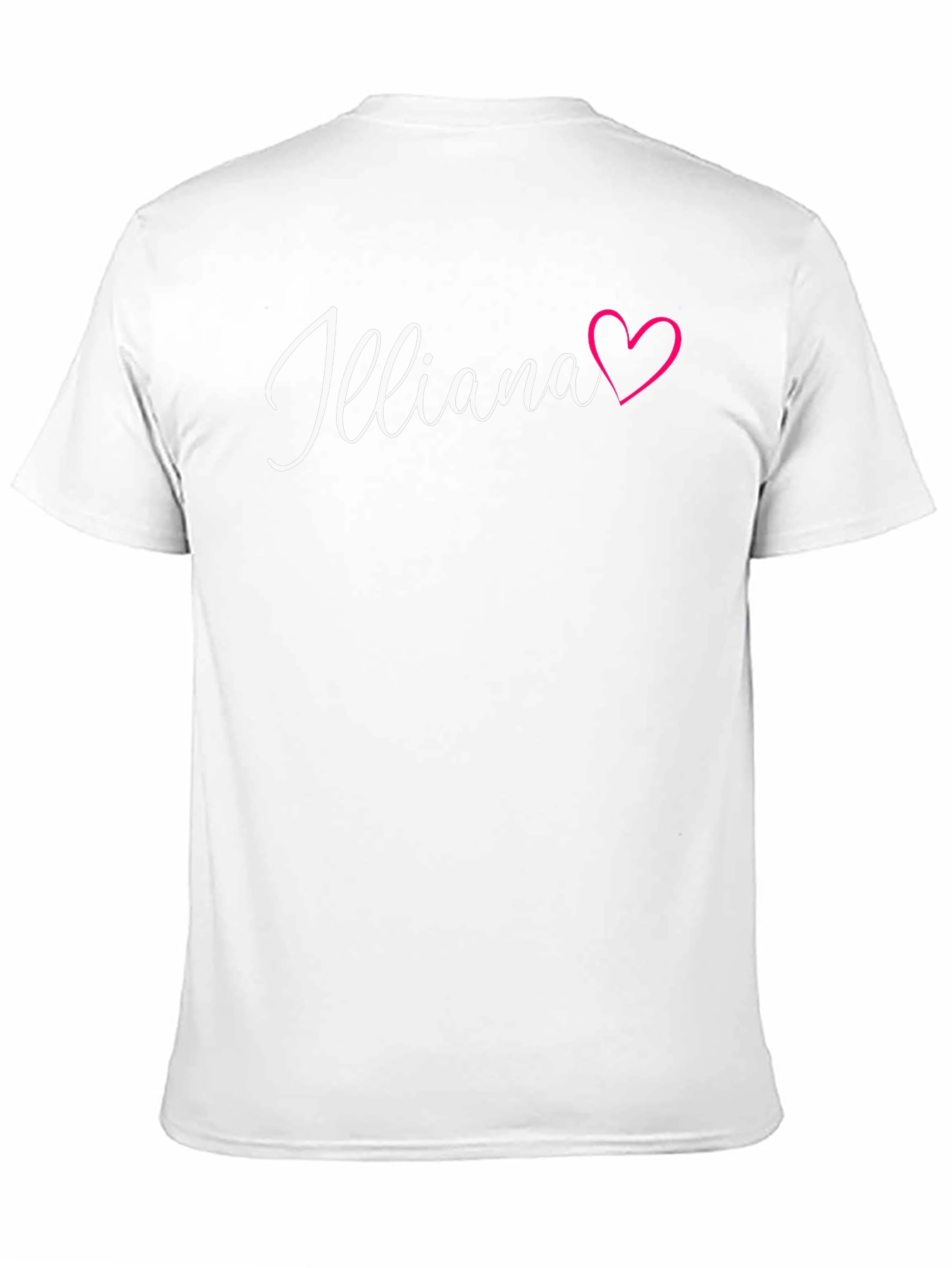 Illiana Heart Graphic Black Tee Shirt