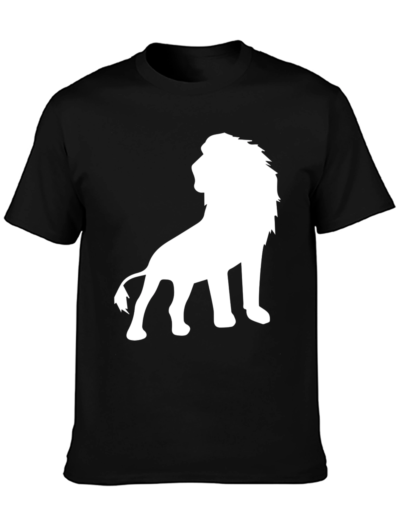 Lion Graphic Tee - Bold Silhouette