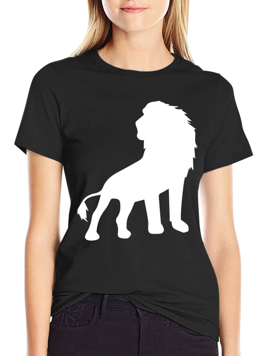 Lion Graphic Tee - Bold Silhouette