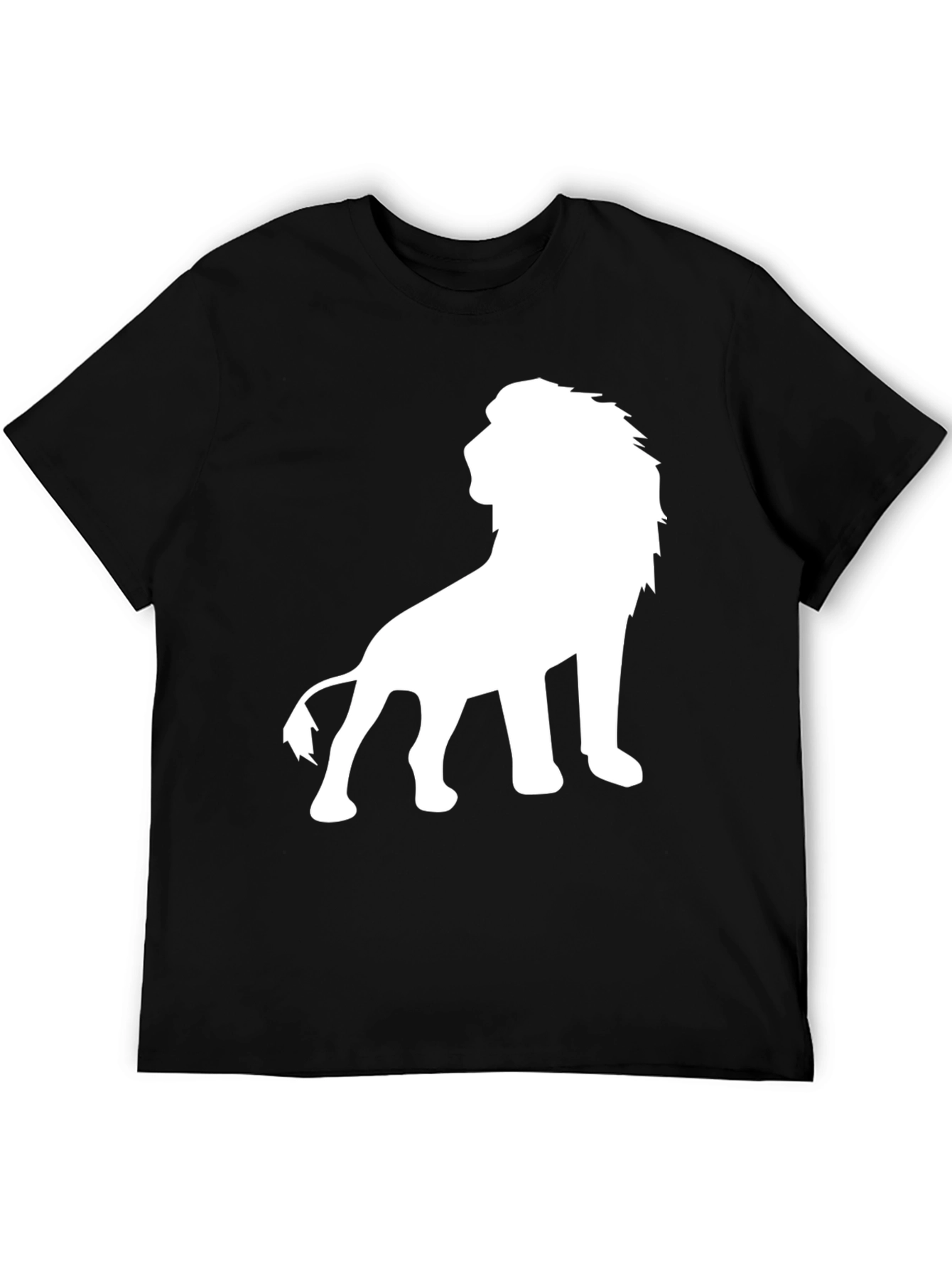 Lion Graphic Tee - Bold Silhouette